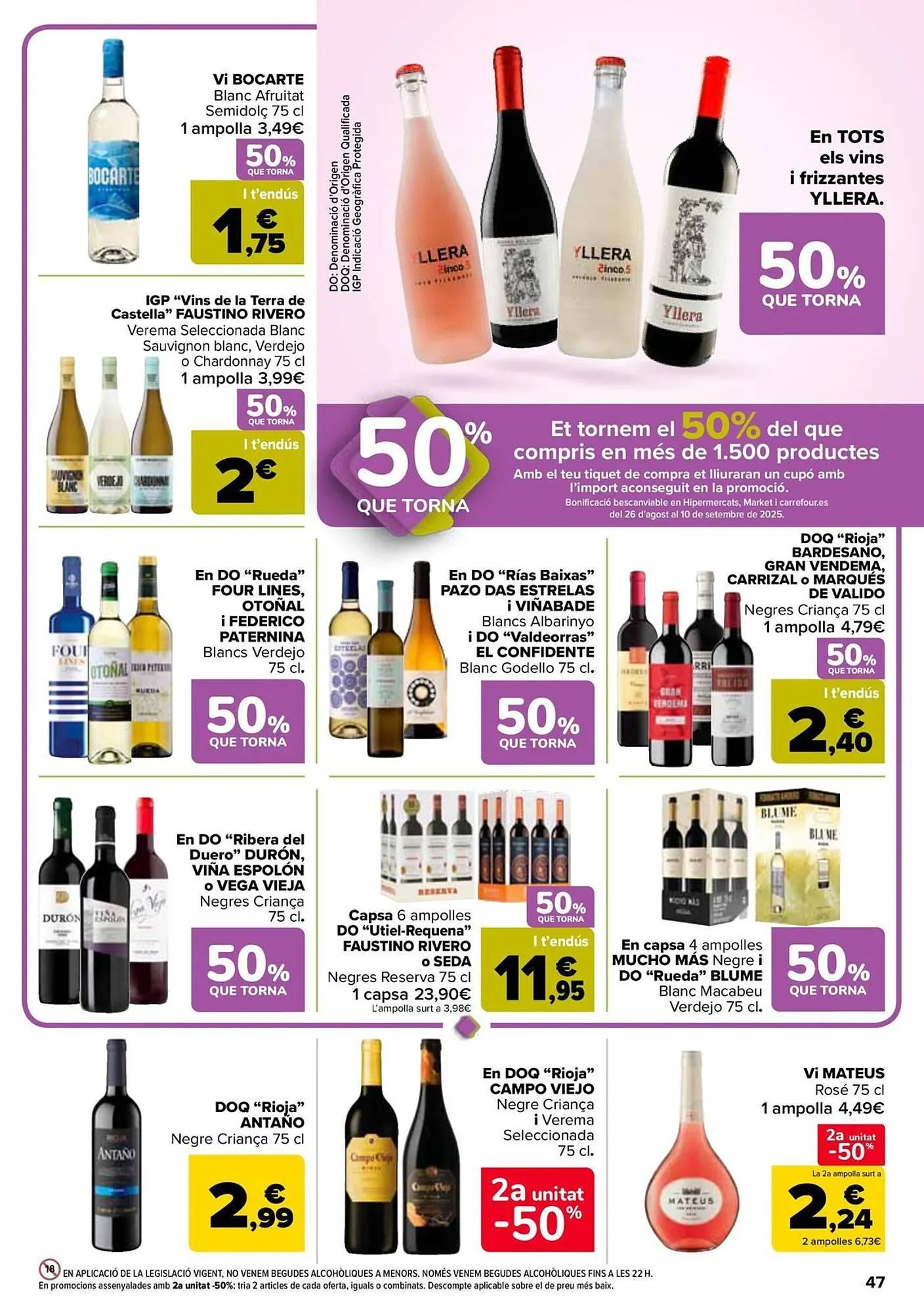Catálogo de Folleto Carrefour 8 de agosto al 25 de agosto 2025 - Página 47