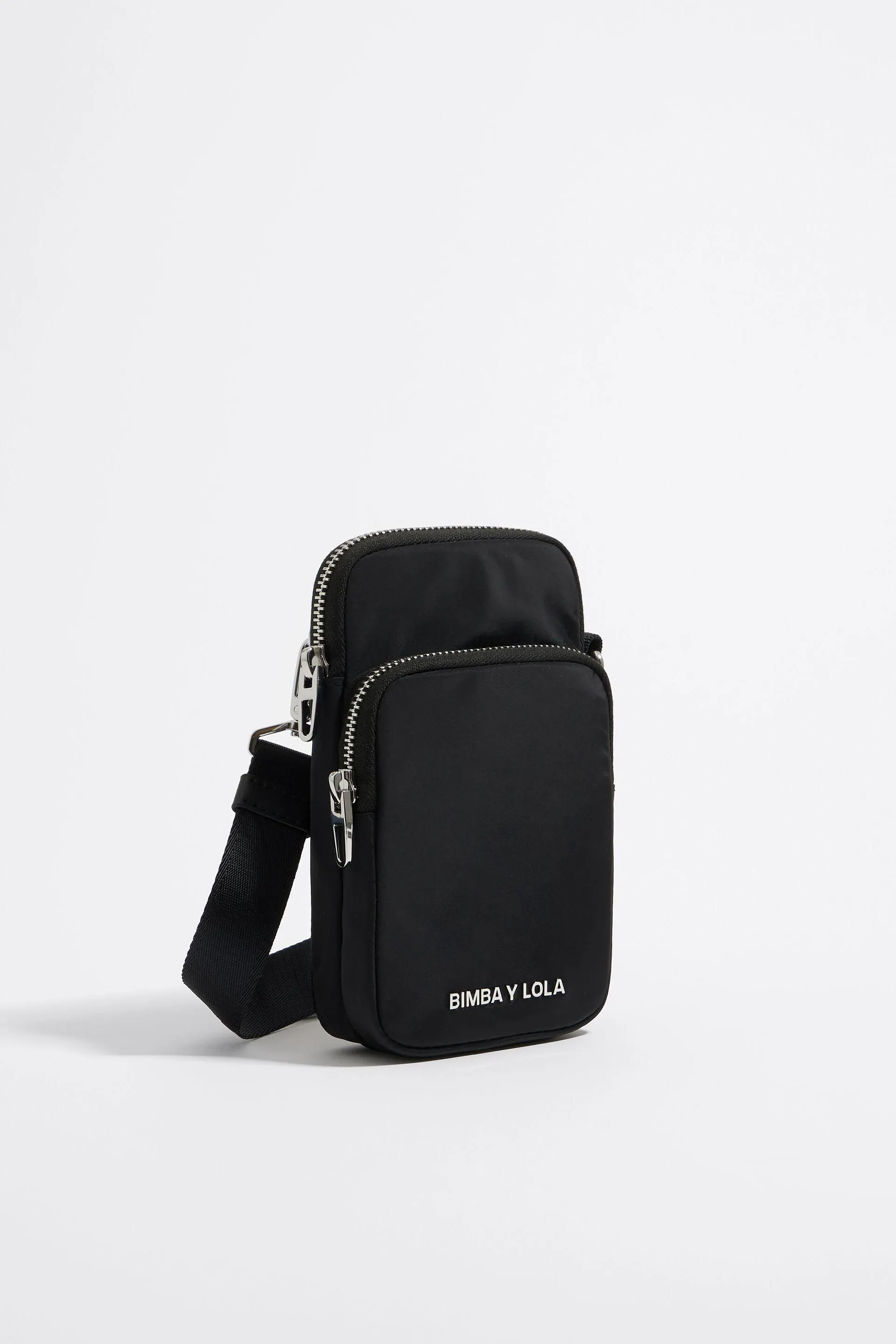 Bolso bandolera mini nylon negro
