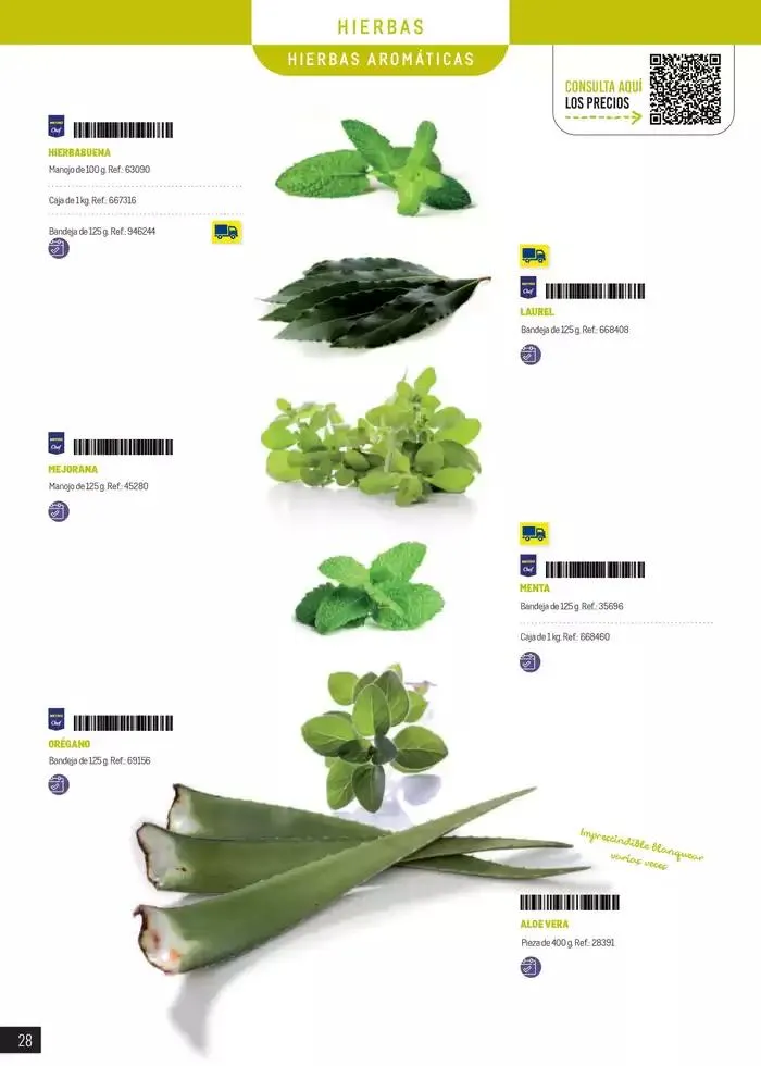 Catálogo de Frutas y Verduras Prat 8 de enero al 30 de junio 2025 - Página 28