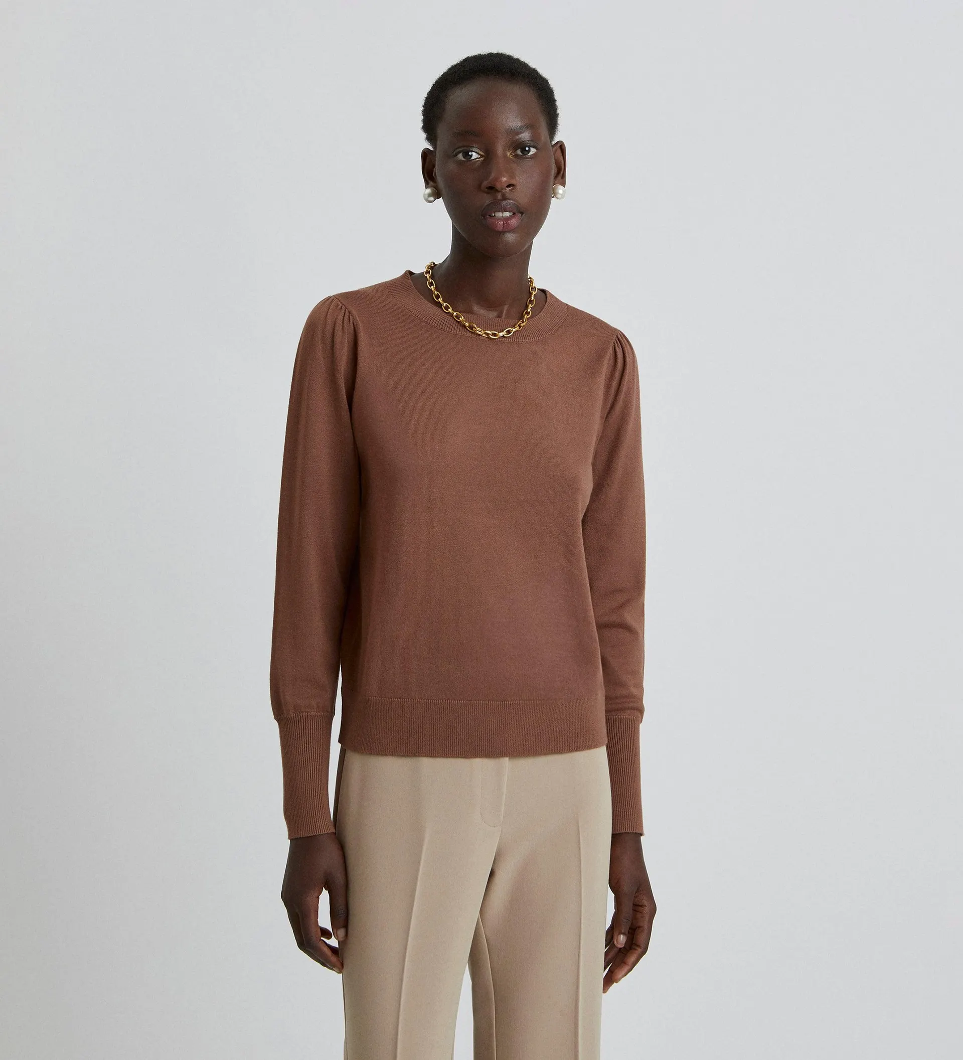 Jersey manga fruncida