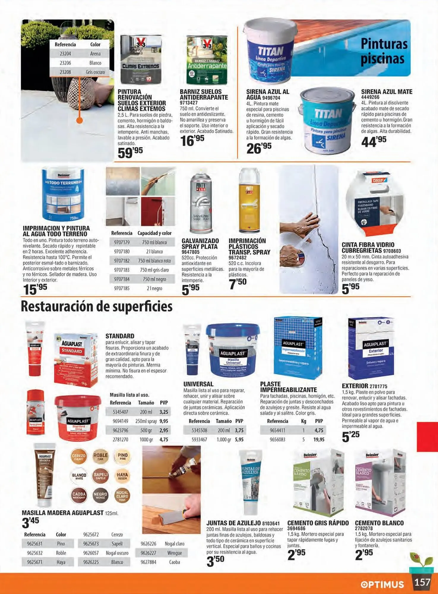 Catálogo de Folleto Optimus 27 de marzo al 31 de agosto 2023 - Página 157