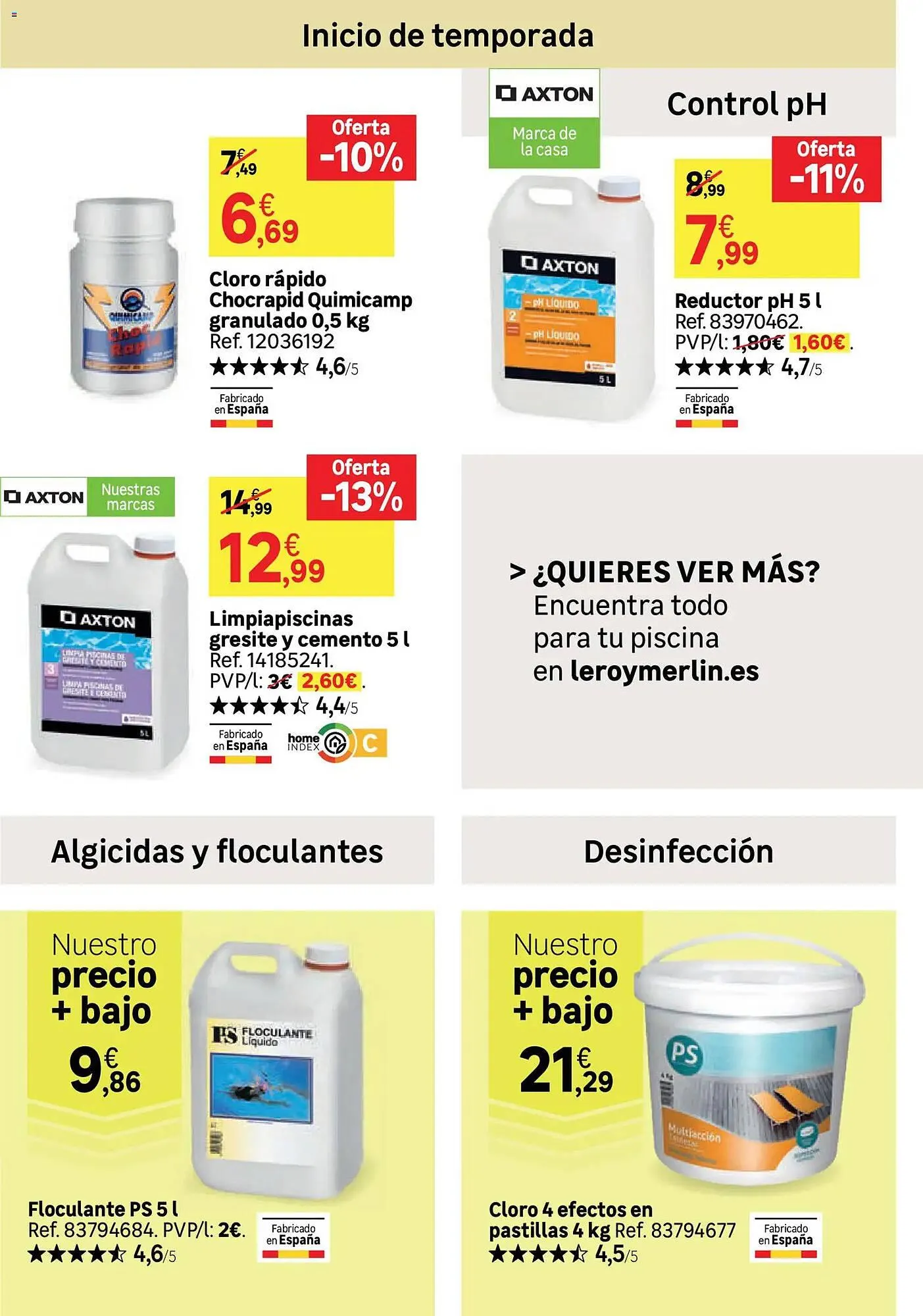 Catálogo de Catálogo Leroy Merlin 24 de marzo al 22 de junio 2026 - Página 72