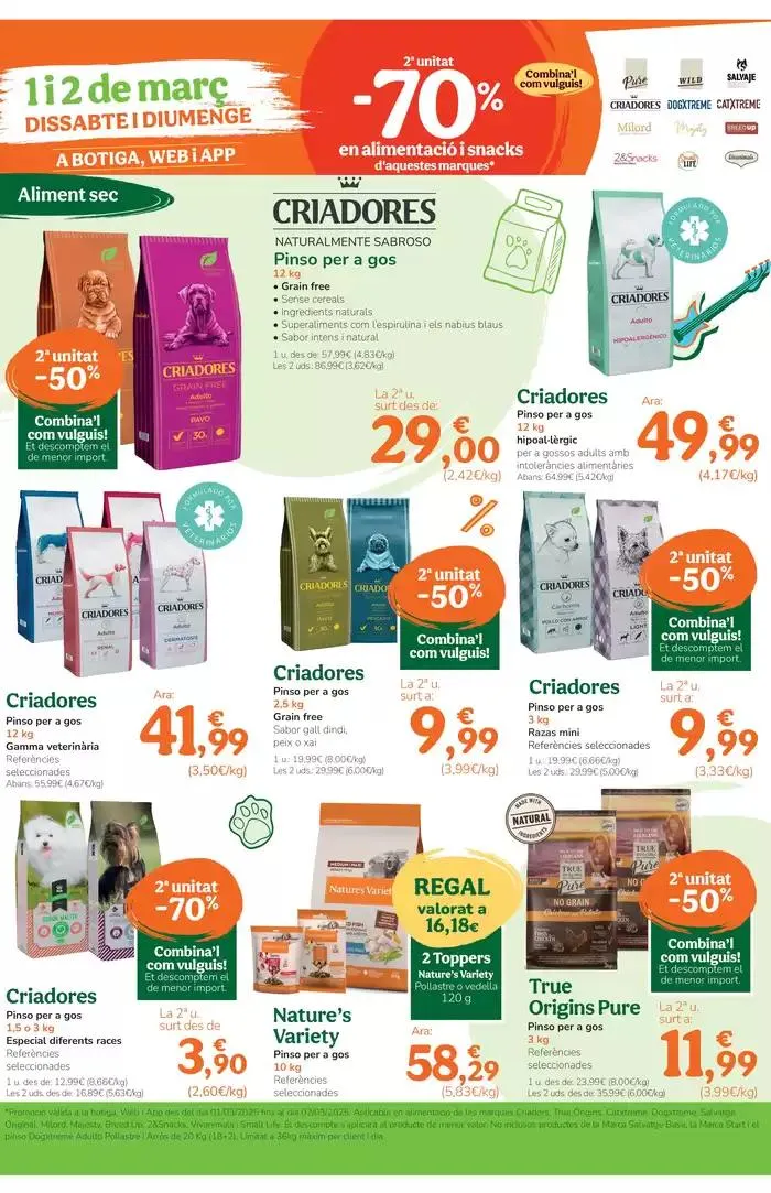 Catálogo de Ofertes que donen el cant. Març fest 27 de febrero al 26 de marzo 2025 - Página 2