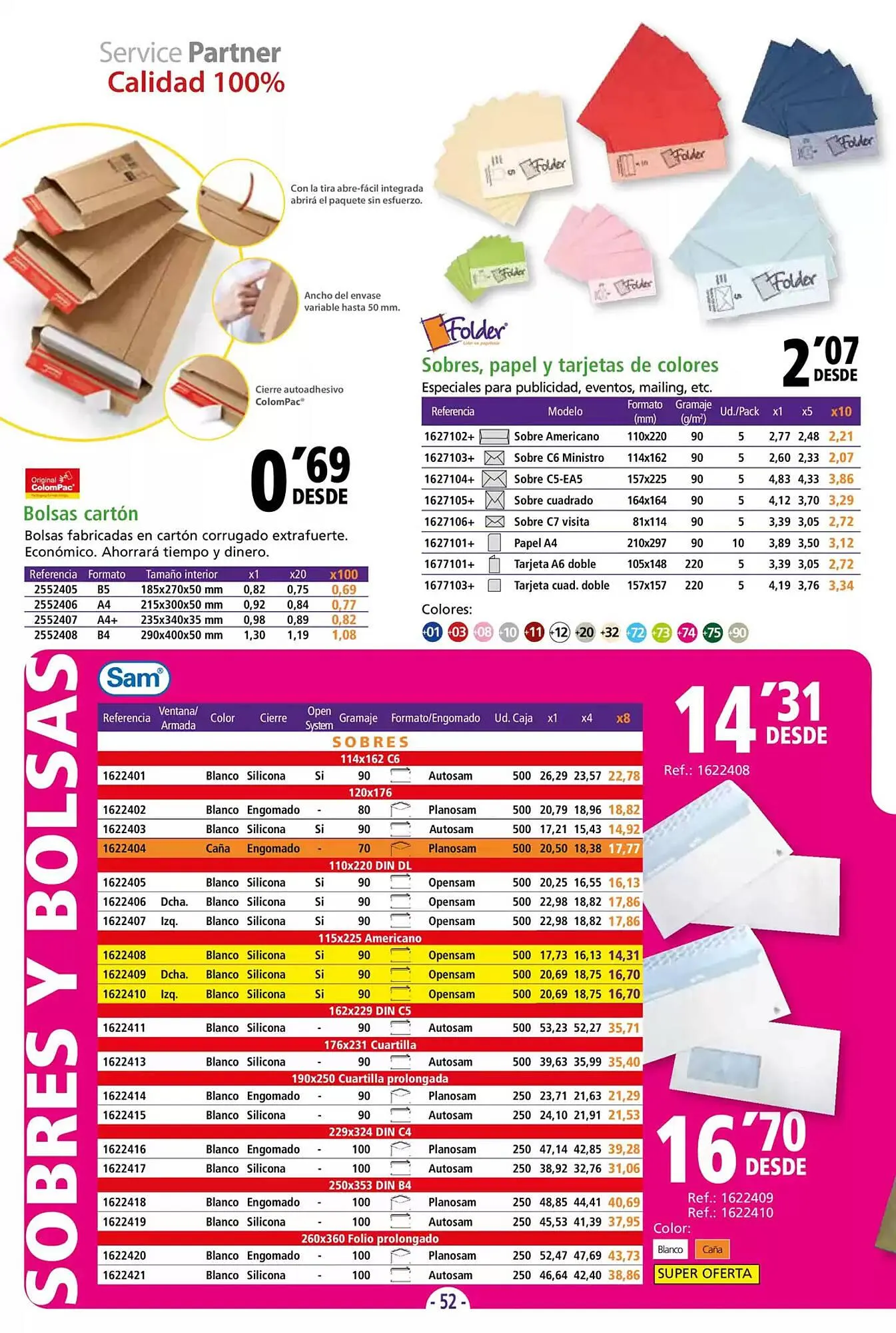 Catálogo de Folleto Folder 8 de mayo al 10 de octubre 2025 - Página 52
