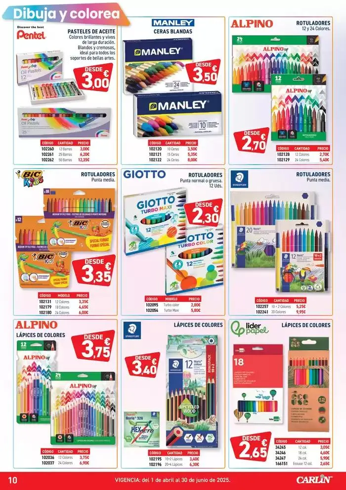 Catálogo de HIPER OFERTAS PAPELERÍA Nº5 21 de mayo al 30 de junio 2025 - Página 10