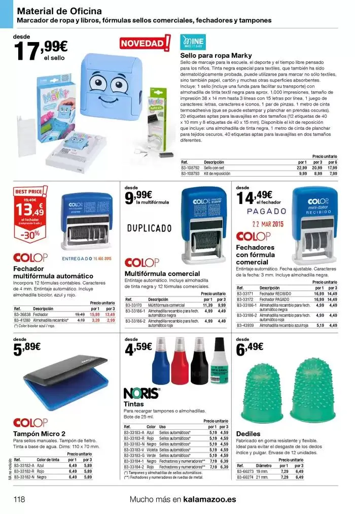 Catálogo de Staples Kalamazoo Catálogo General 9 de enero al 30 de septiembre 2025 - Página 118