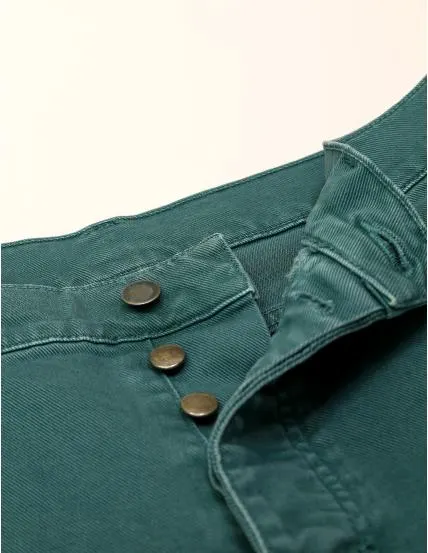Pantalón 5 bolsillos sarga Turquesa