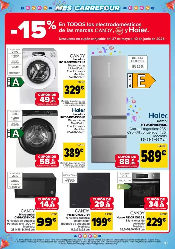 Catálogo de 50% QUE VUELVE + 2ªUD. AL -50% 13 de mayo al 26 de mayo 2025 - Página 81