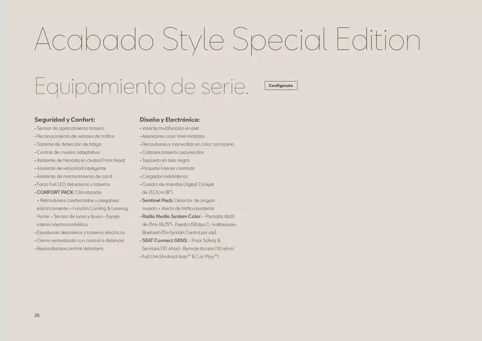 Catálogo de SEAT Arona 22 de noviembre al 31 de julio 2025 - Página 26