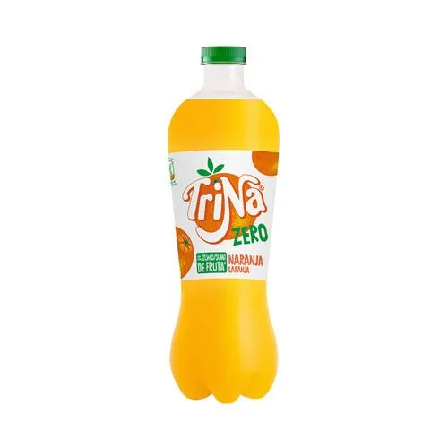 TRINA Refresco de naranja Zero TRINA ZERO botella de 1,5 litros