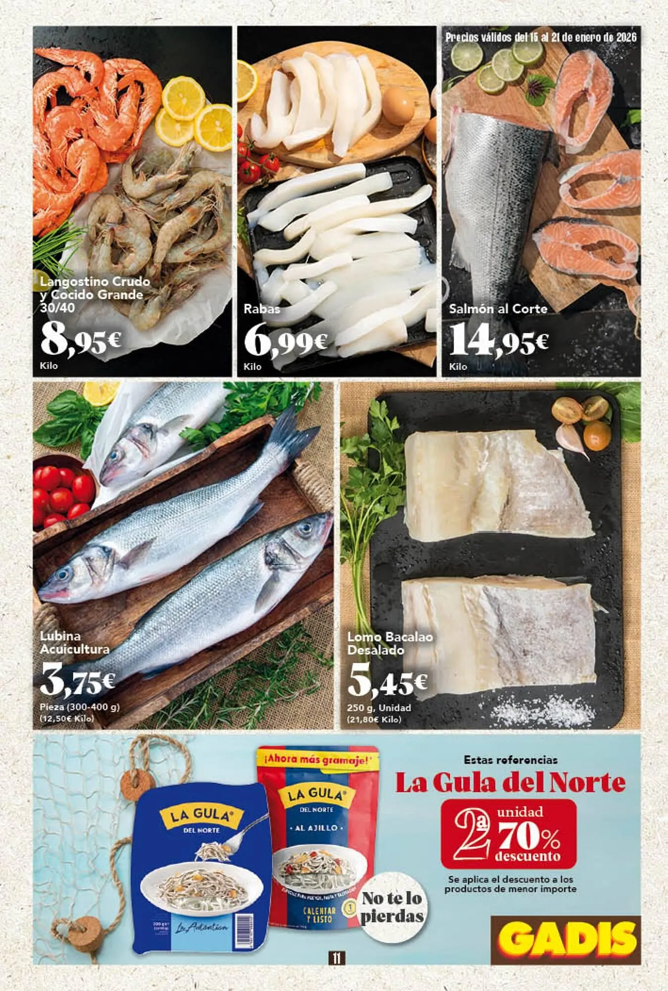 Catálogo de Folleto Gadis 15 de enero al 21 de enero 2026 - Página 11