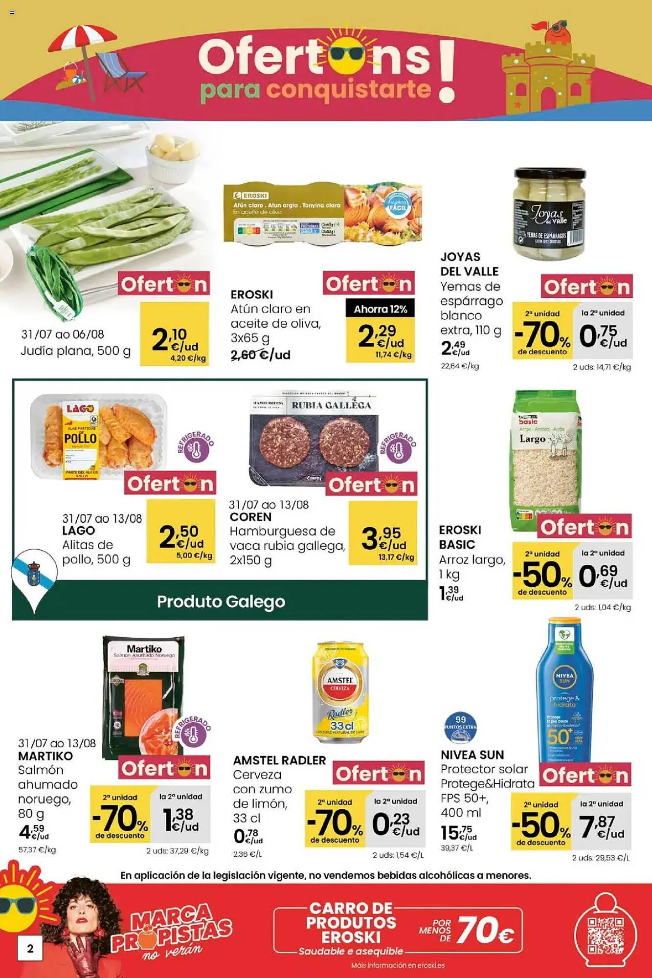Catálogo de Folleto Eroski 31 de julio al 12 de agosto 2025 - Página 2