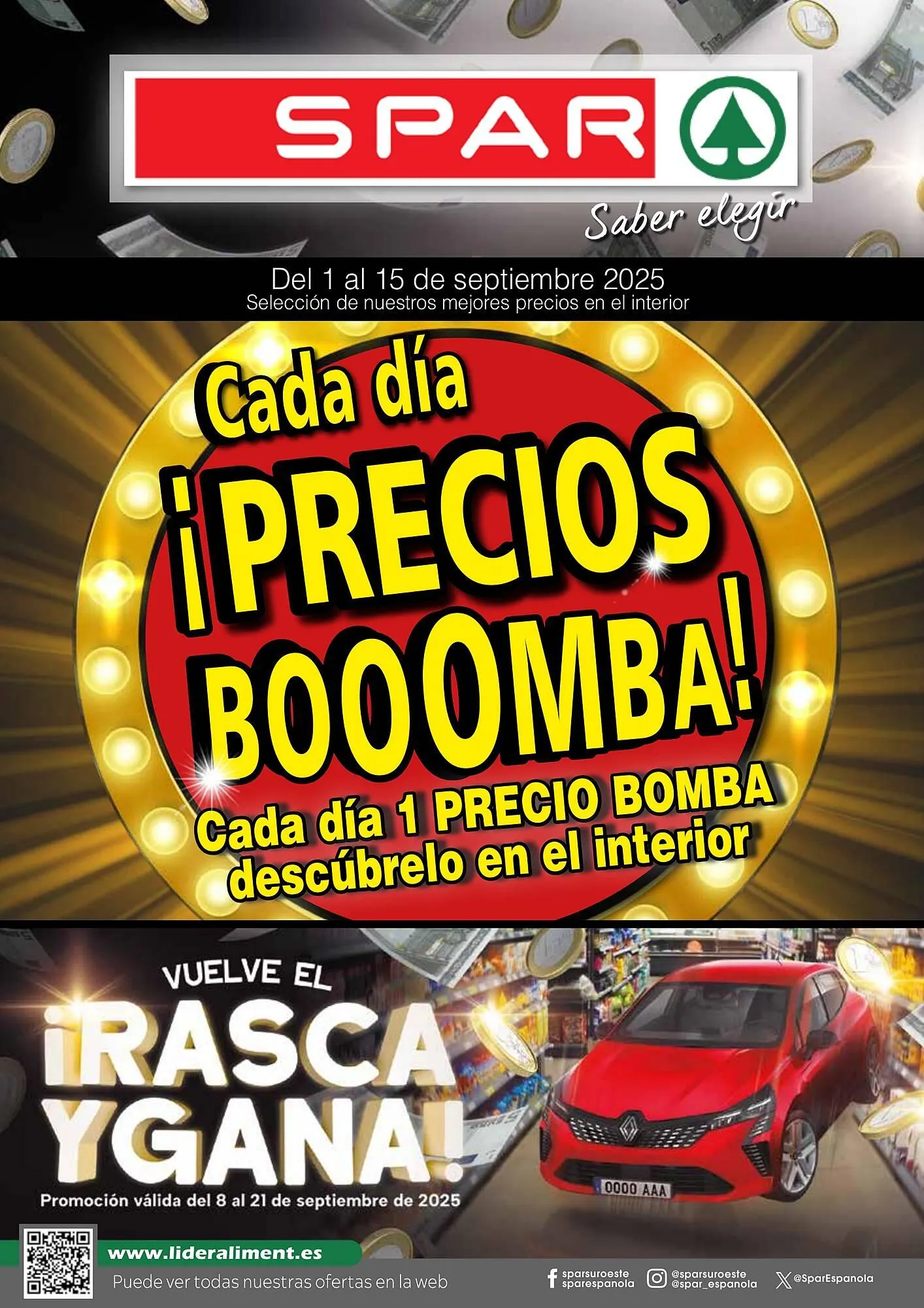 Catálogo de Folleto SPAR 1 de septiembre al 15 de septiembre 2025 - Página 1