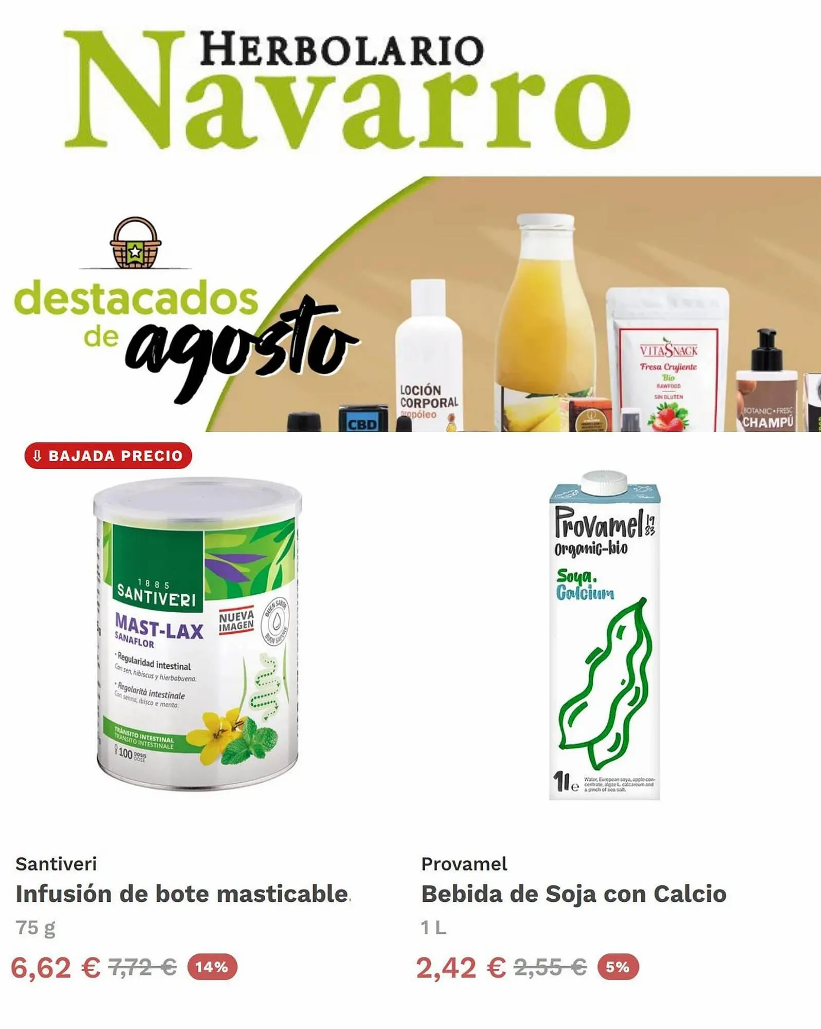 Catálogo de Folleto Herbolario Navarro 9 de agosto al 20 de agosto 2023 - Página 4