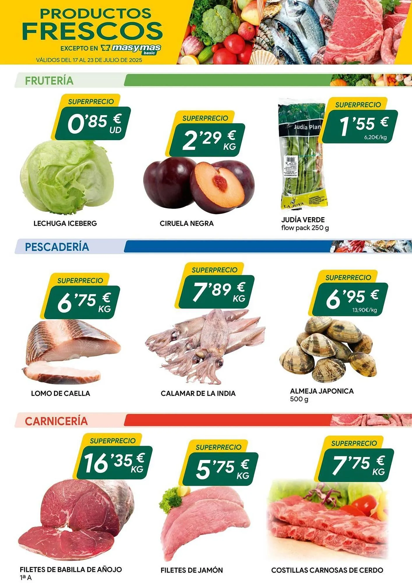 Catálogo de Folleto Masymas 17 de julio al 23 de julio 2025 - Página 1