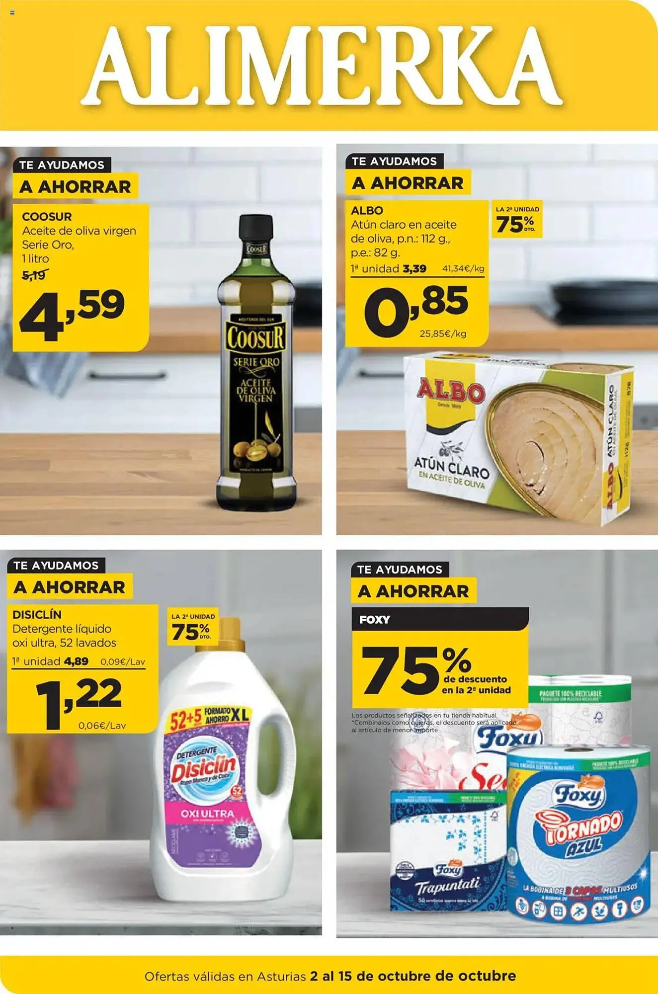 Catálogo de Folleto Alimerka 2 de octubre al 15 de octubre 2025 - Página 1