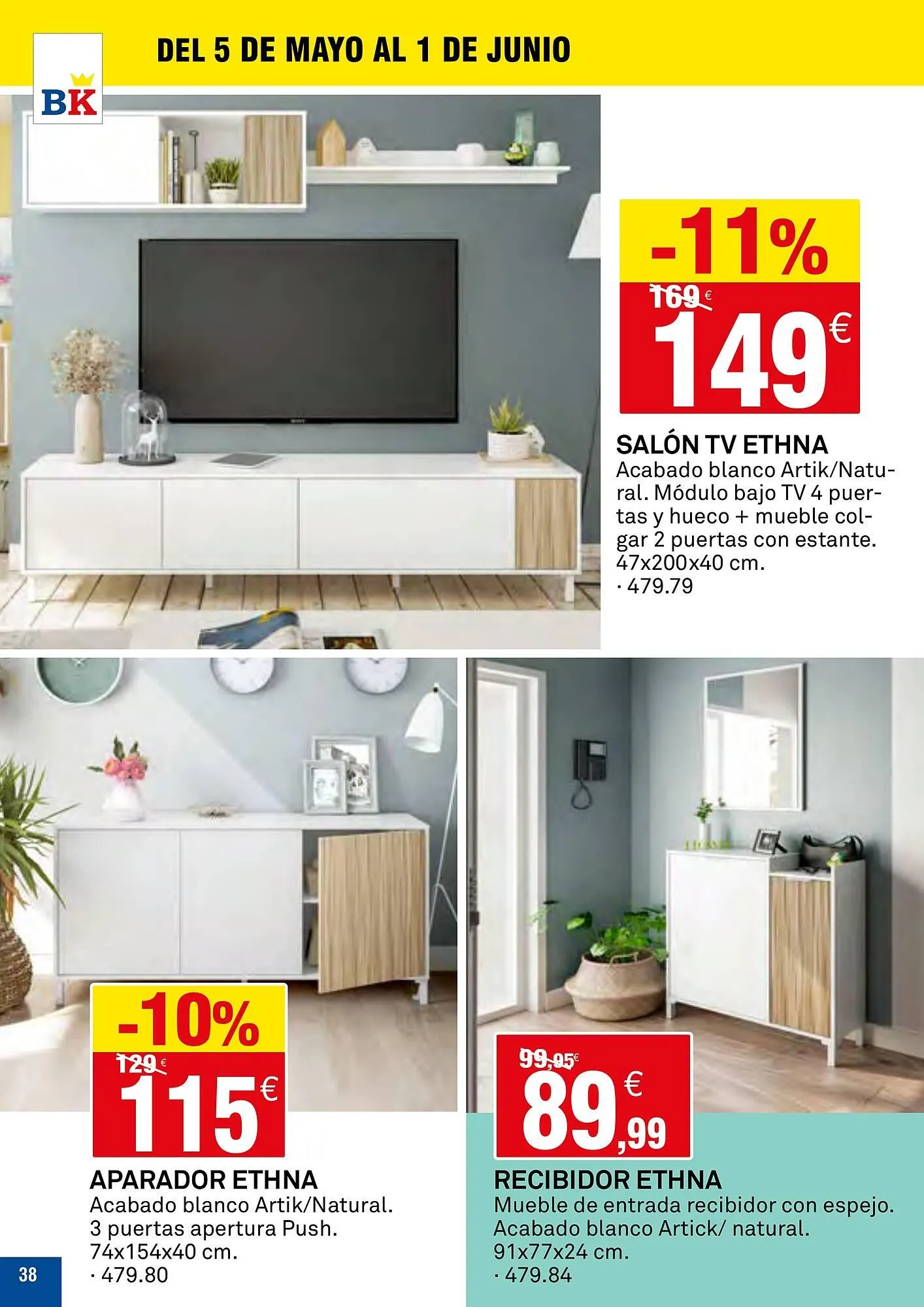 Catálogo de Folleto Bricoking 5 de mayo al 1 de junio 2025 - Página 38