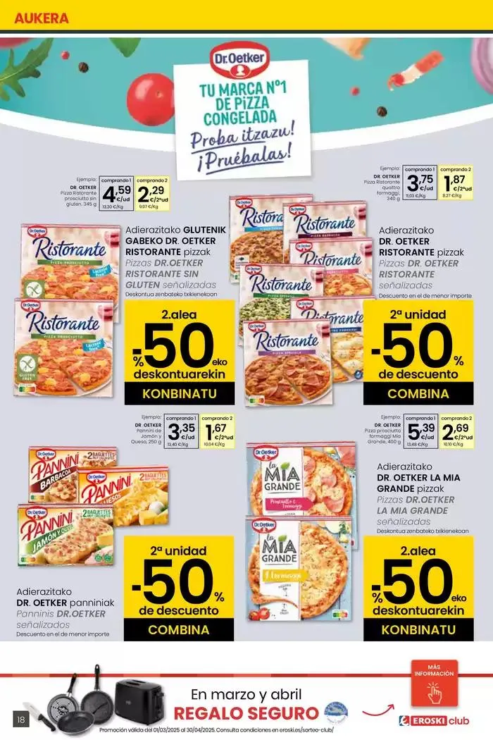 Catálogo de AUKERA OFERTA HIPERMERKATUAK EROSKI 10 de abril al 29 de abril 2025 - Página 18