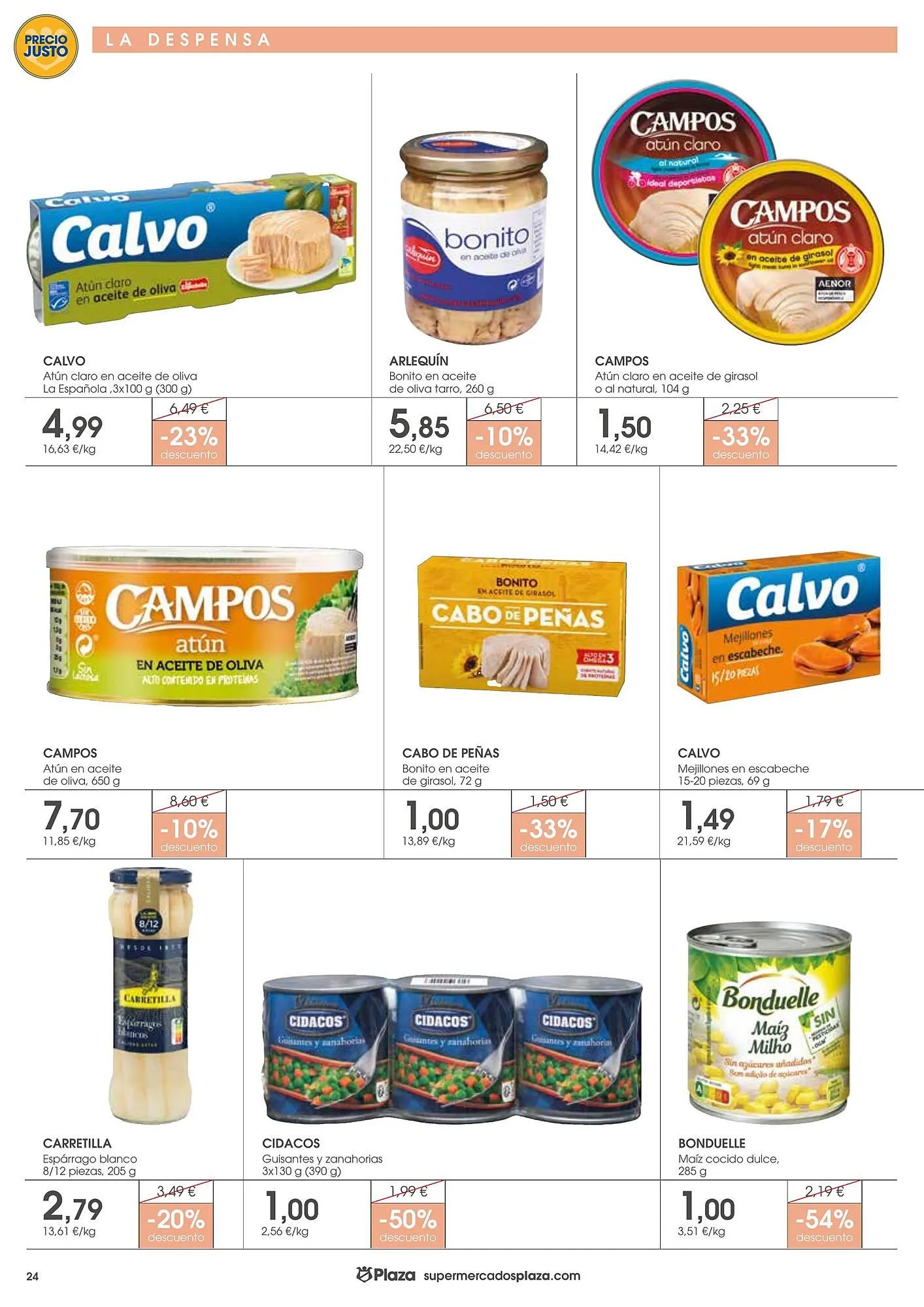 Catálogo de Folleto Supermercados Plaza 7 de mayo al 20 de mayo 2026 - Página 24