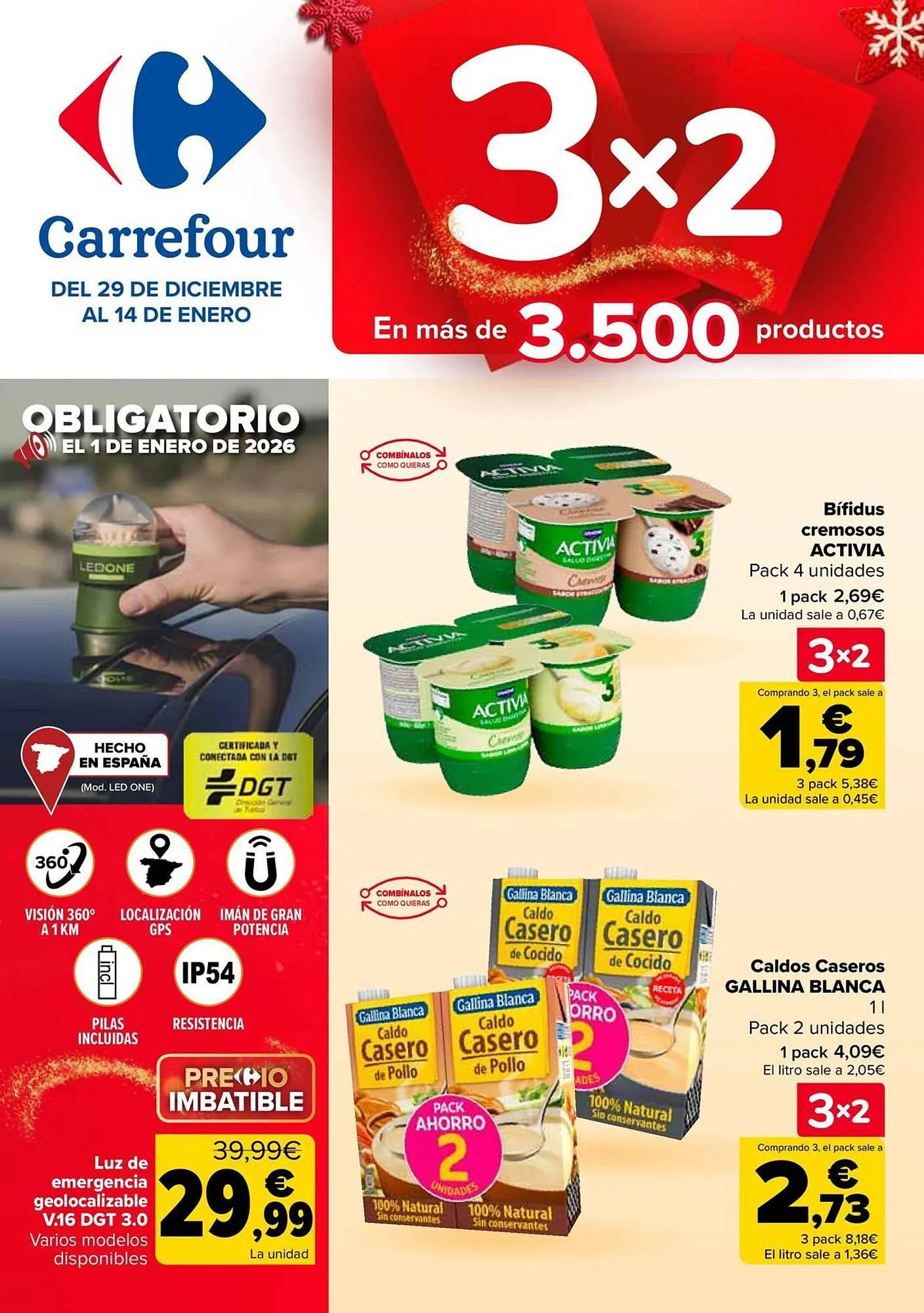 Catálogo de Folleto Carrefour 29 de diciembre al 14 de enero 2026 - Página 1