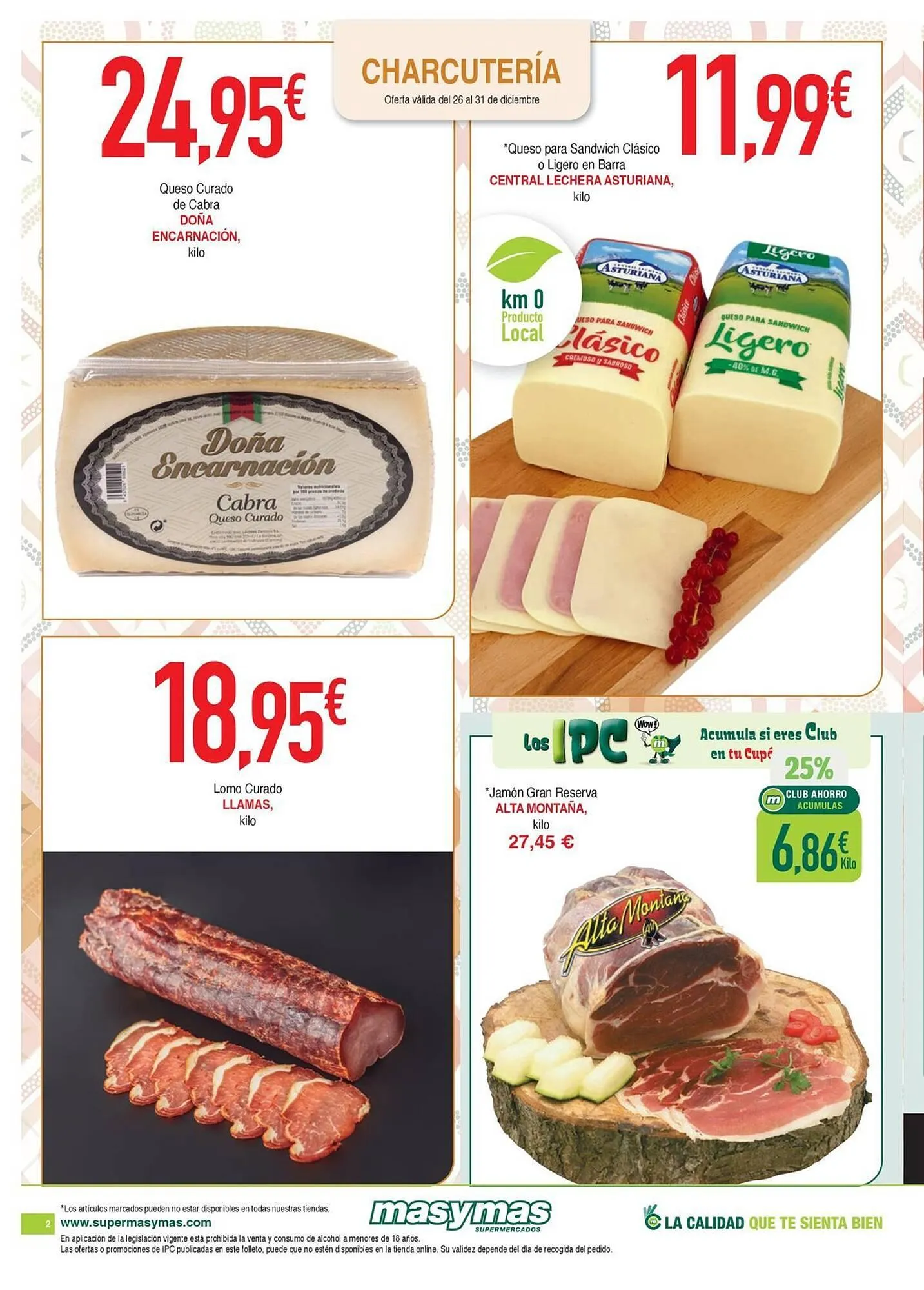 Catálogo de Folleto Masymas 26 de diciembre al 31 de diciembre 2025 - Página 2