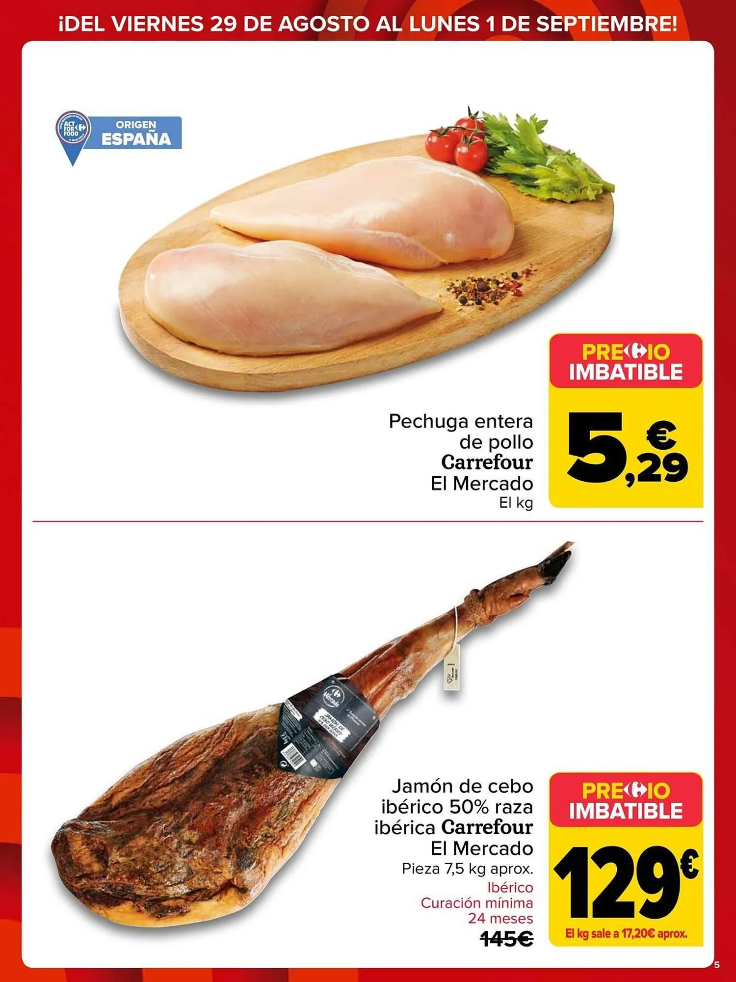 Catálogo de Folleto Carrefour 29 de agosto al 1 de septiembre 2025 - Página 5