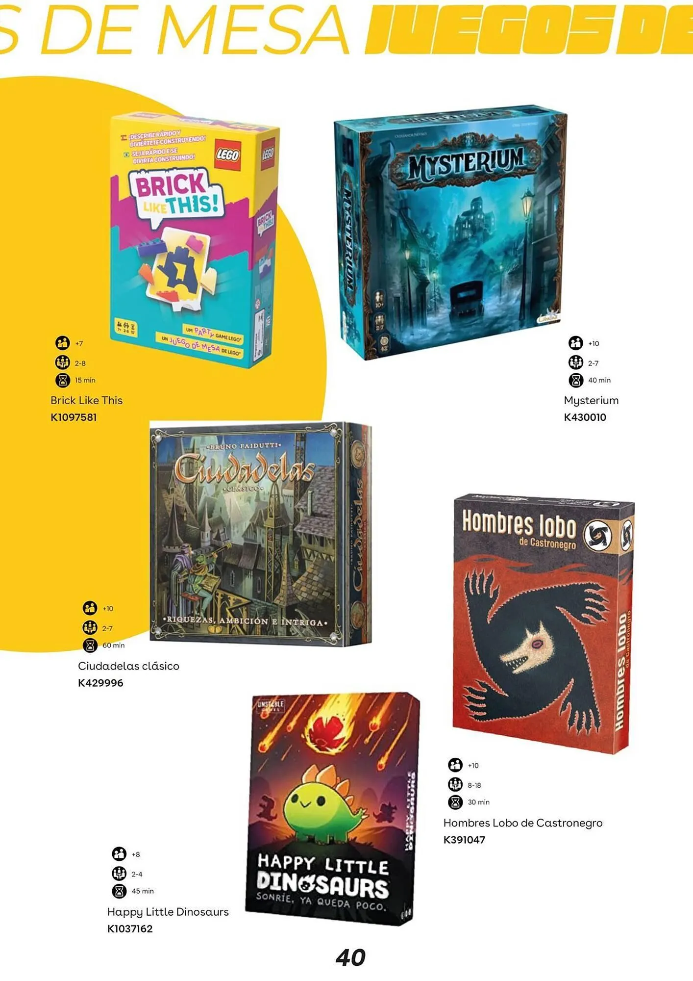 Catálogo de Catálogo ToysRus 1 de mayo al 31 de mayo 2026 - Página 40
