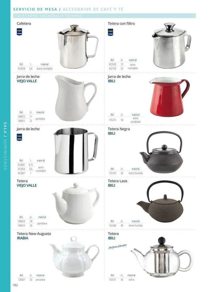 Catálogo de Equipamiento y suministros 23 de julio al 30 de noviembre 2024 - Página 182