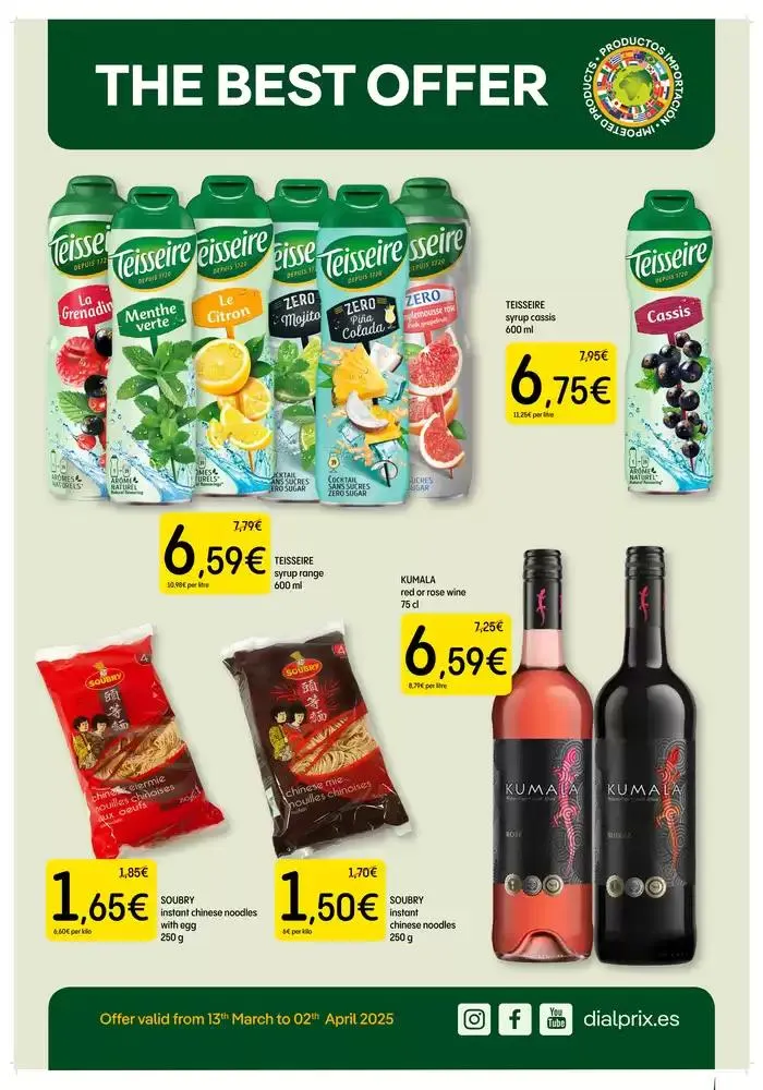 Folleto de importación 13/03 al 02/04 - 1