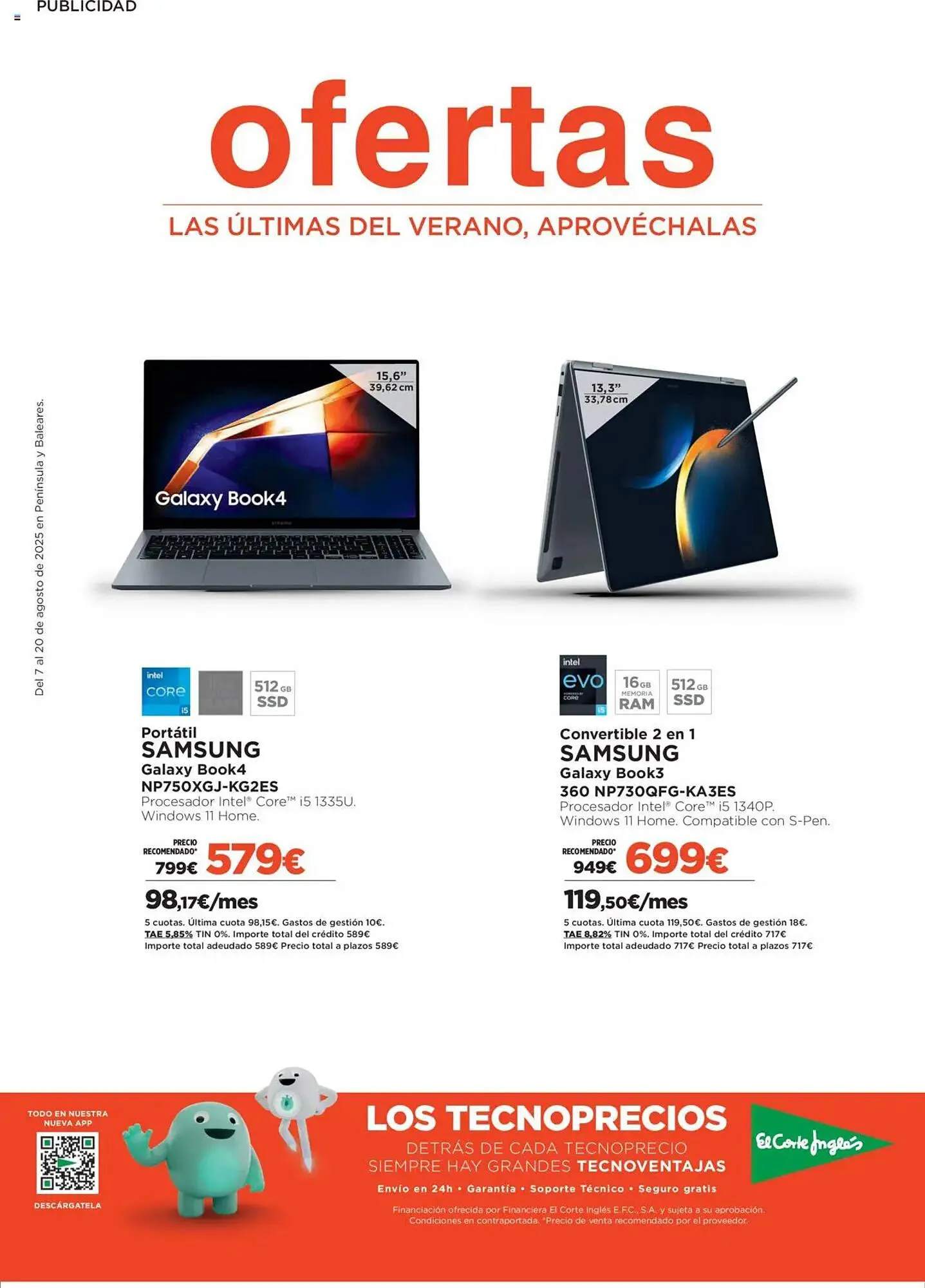 Catálogo de Folleto El Corte Inglés 7 de agosto al 20 de agosto 2025 - Página 1