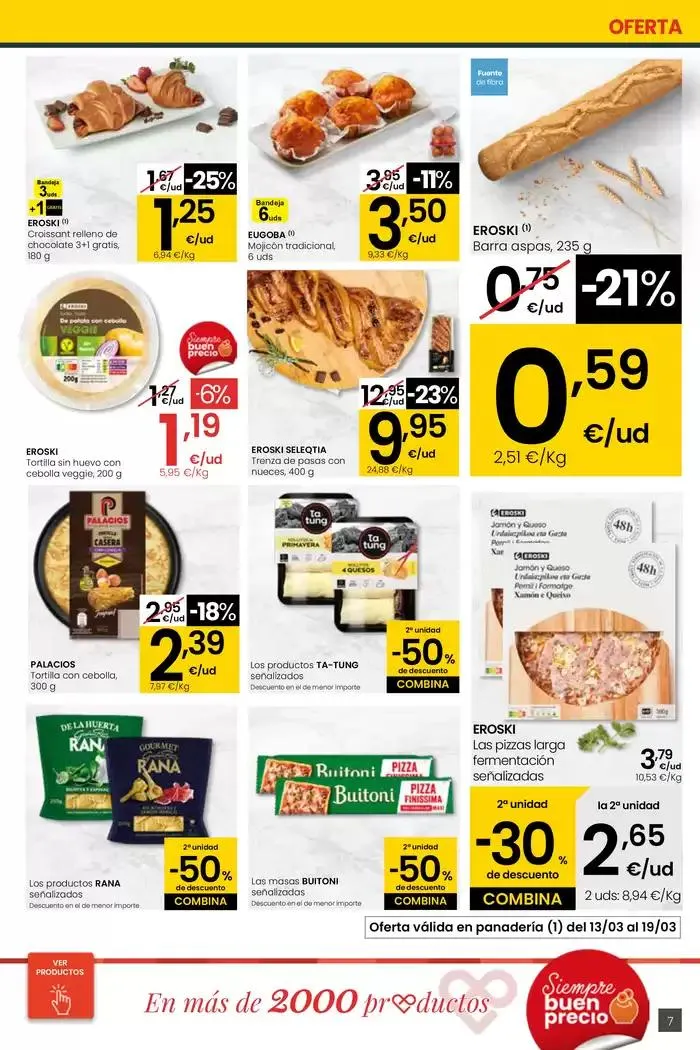 Catálogo de Precio más bajo EROSKI CENTER 13 de marzo al 26 de marzo 2025 - Página 7