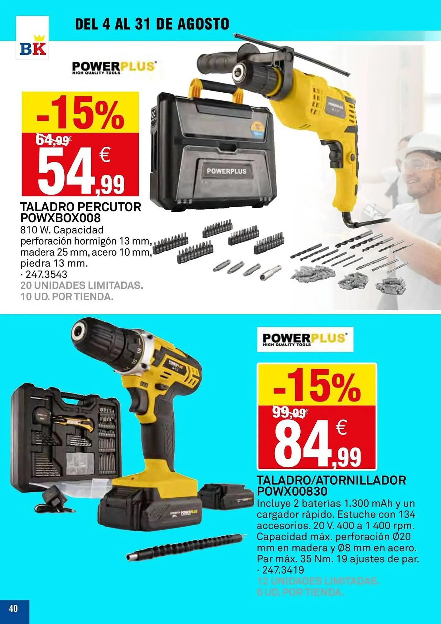 Catálogo de Folleto Bricoking 14 de agosto al 31 de agosto 2025 - Página 40