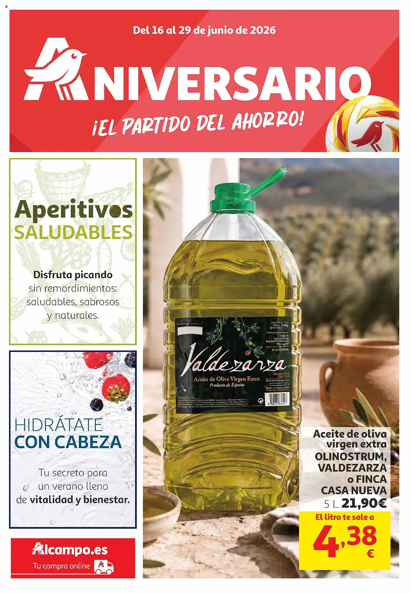 Catálogo de Folleto Alcampo 16 de junio al 29 de junio 2026 - Página 1