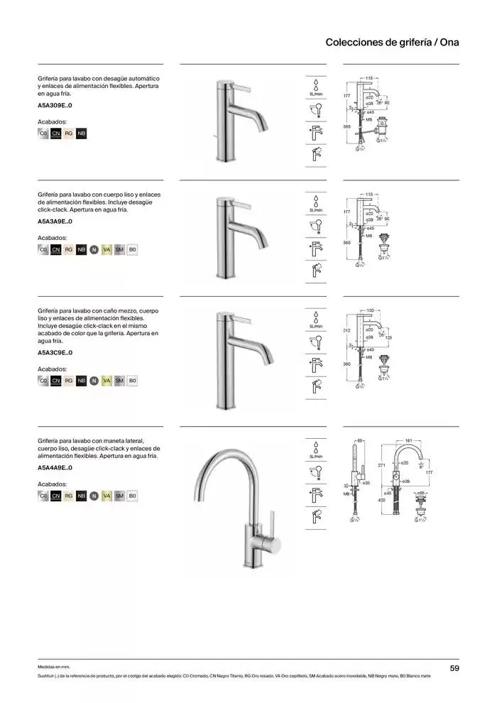 Catálogo de Grifería 9 de enero al 31 de diciembre 2025 - Página 61