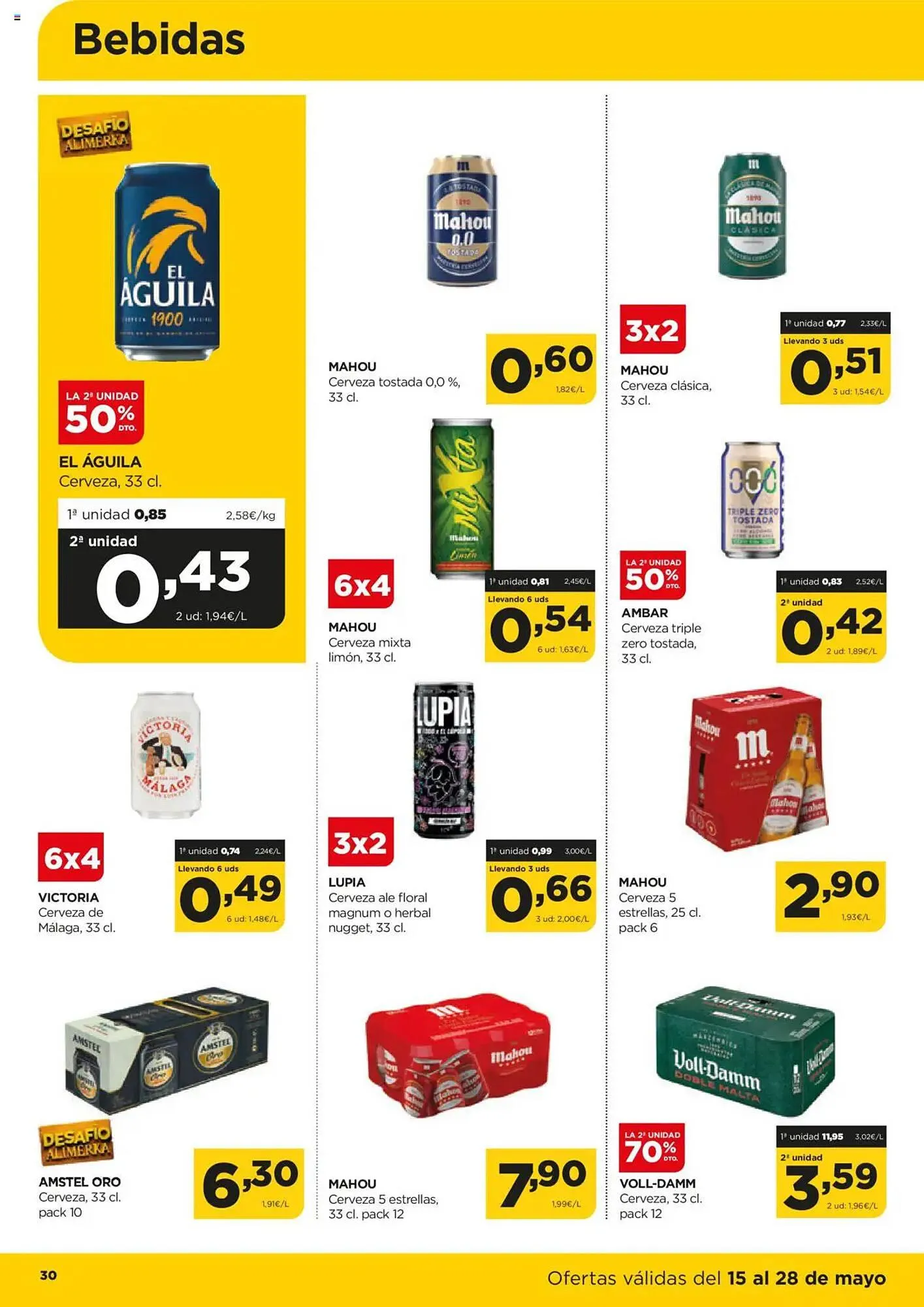 Catálogo de Folleto Alimerka 15 de mayo al 28 de mayo 2025 - Página 30