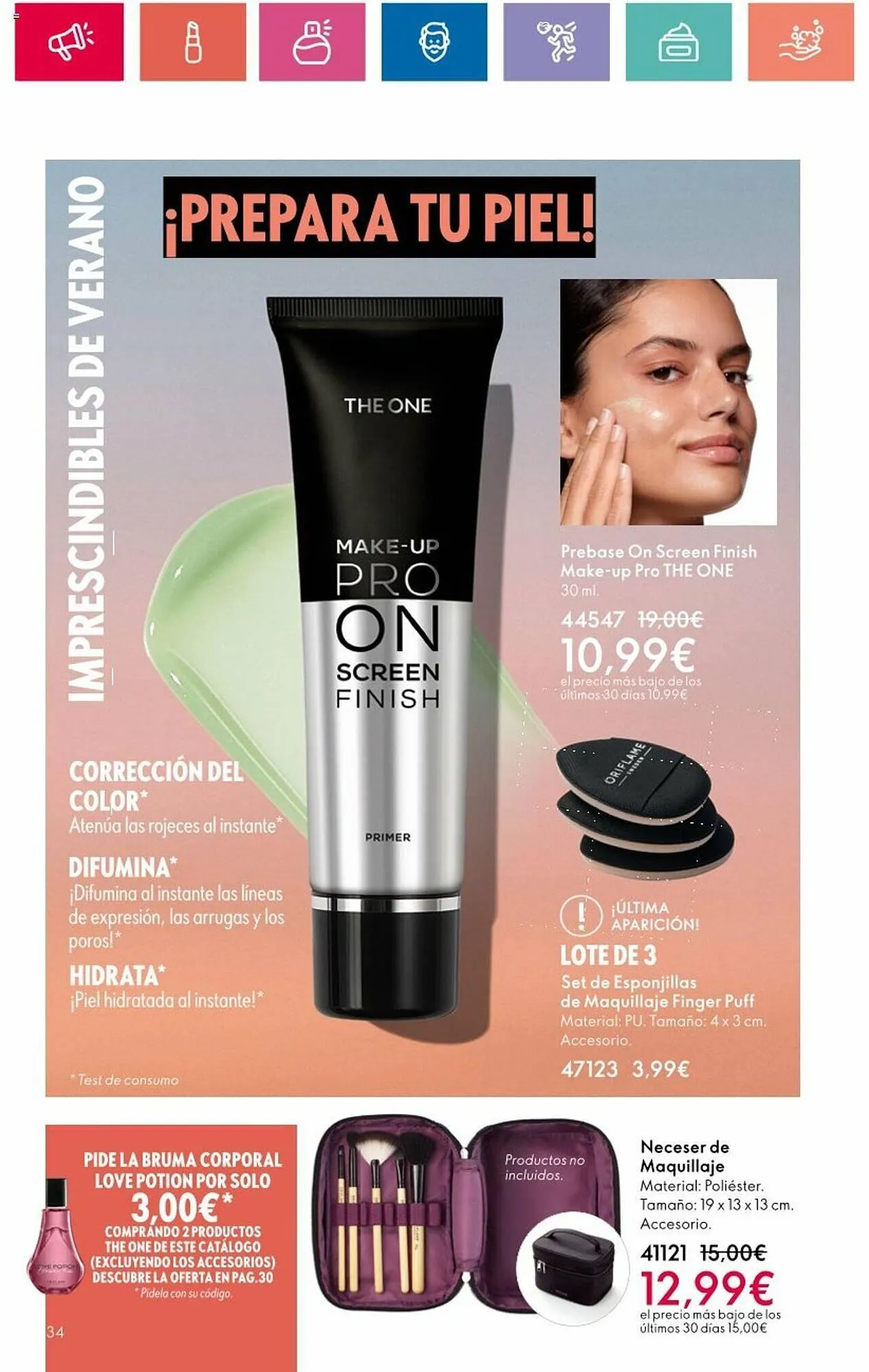 Catálogo de Folleto Oriflame 7 de mayo al 27 de mayo 2024 - Página 34