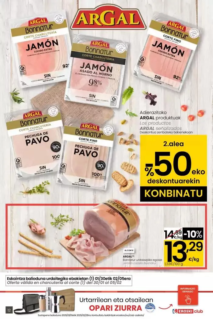 Catálogo de 2000 produktu baino gehiago, BETI PREZIO ONEAN EROSKI CENTER 30 de enero al 11 de febrero 2025 - Página 12