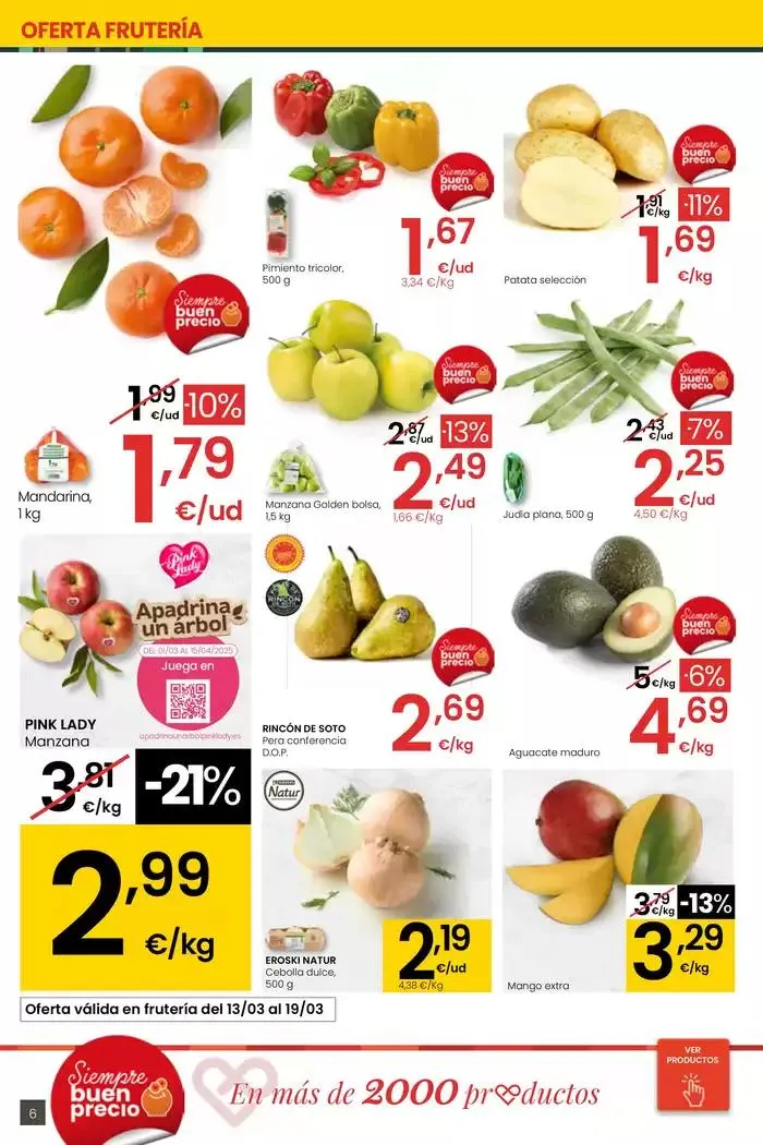 Catálogo de Precio más bajo EROSKI CENTER 13 de marzo al 26 de marzo 2025 - Página 6