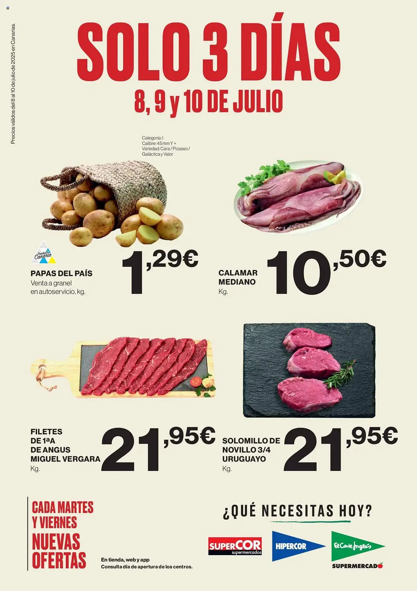 Catálogo de Folleto Supercor 8 de julio al 10 de julio 2025 - Página 1