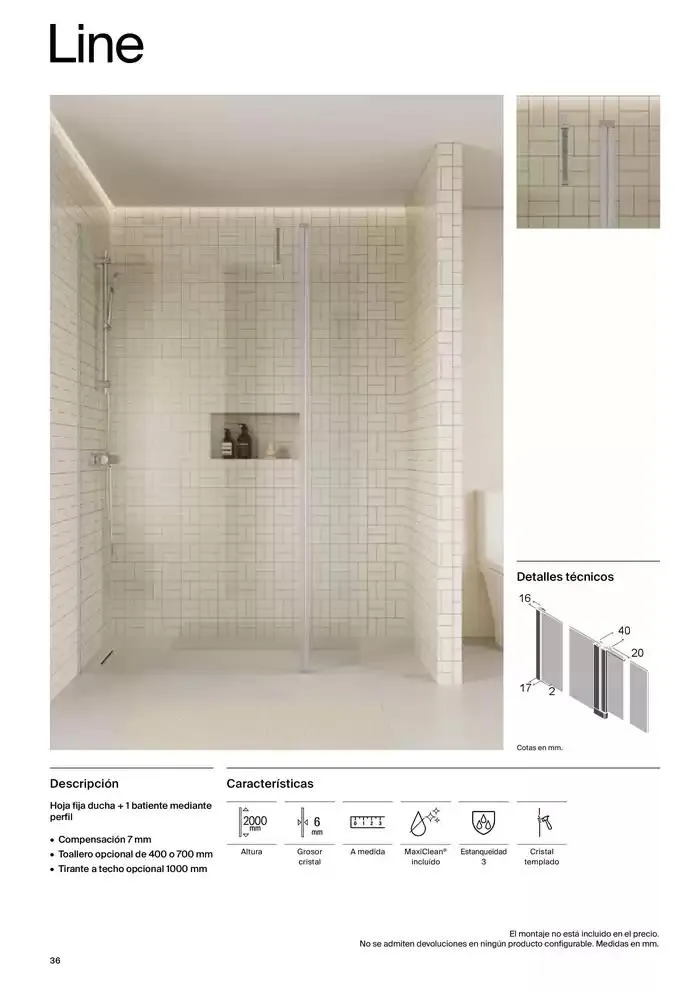 Catálogo de Mamparas de Baño 9 de enero al 31 de diciembre 2025 - Página 38