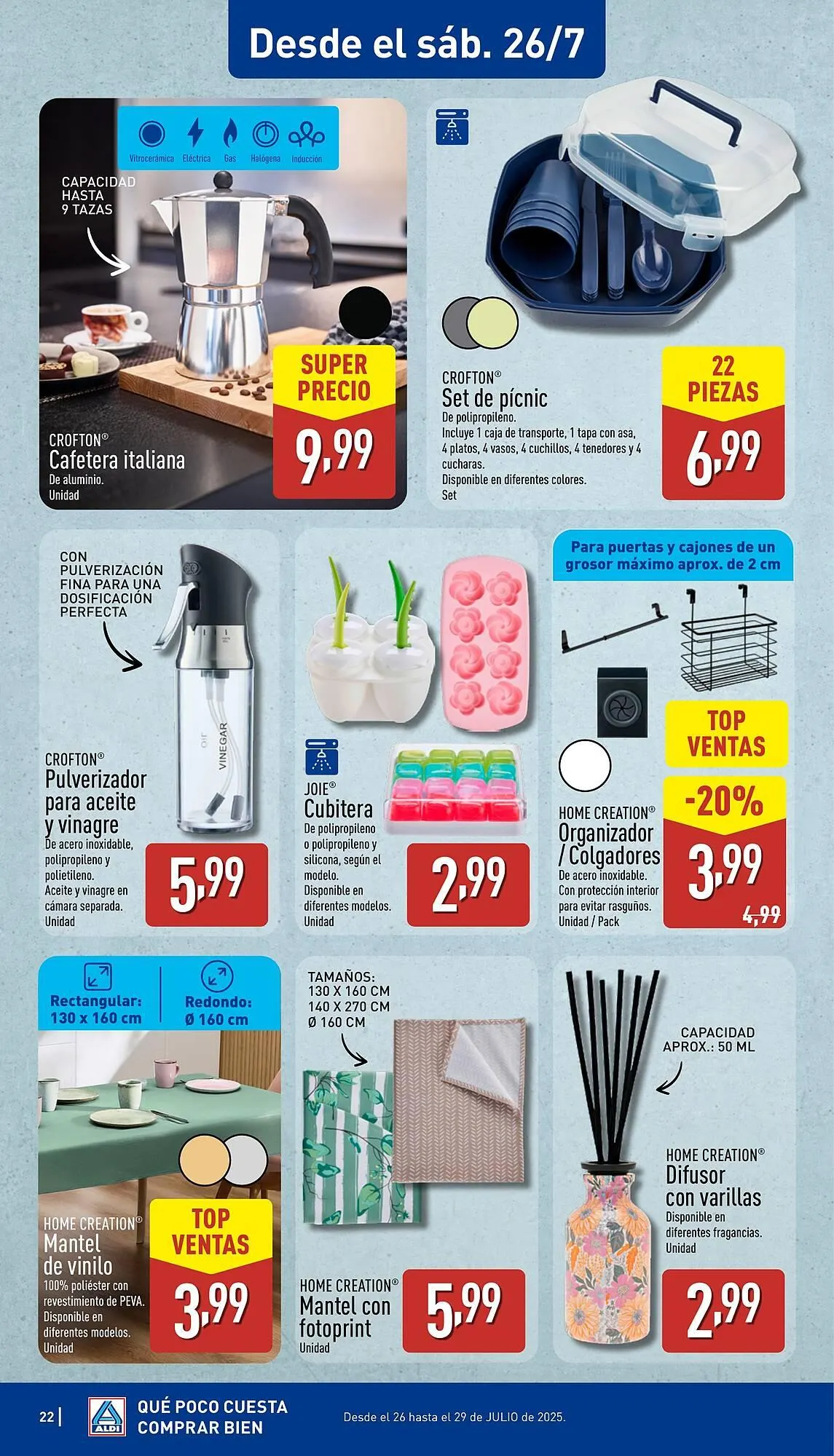 Catálogo de Folleto ALDI 21 de julio al 27 de julio 2025 - Página 22