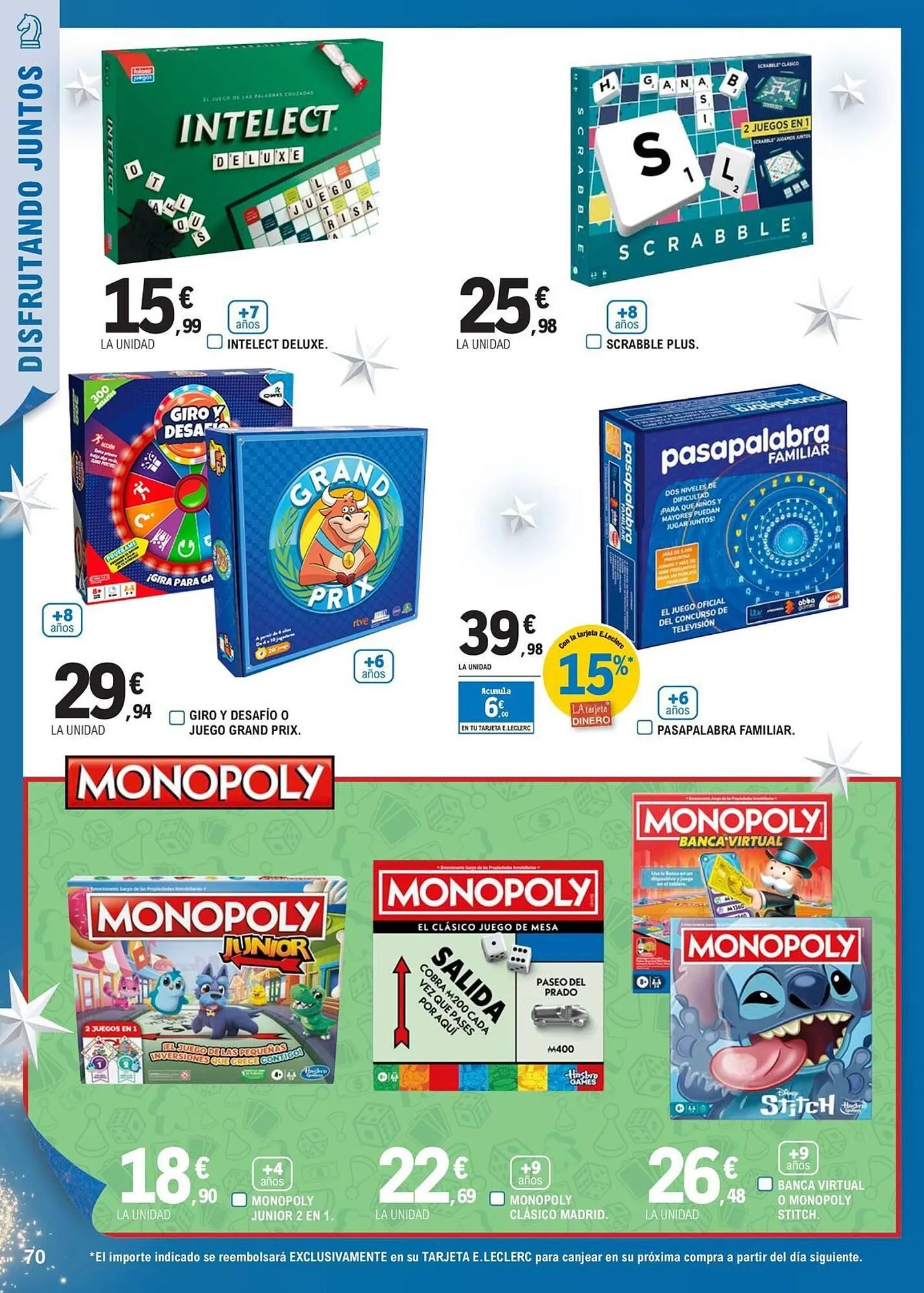 Catálogo de Catálogo E.Leclerc 4 de noviembre al 24 de diciembre 2025 - Página 70
