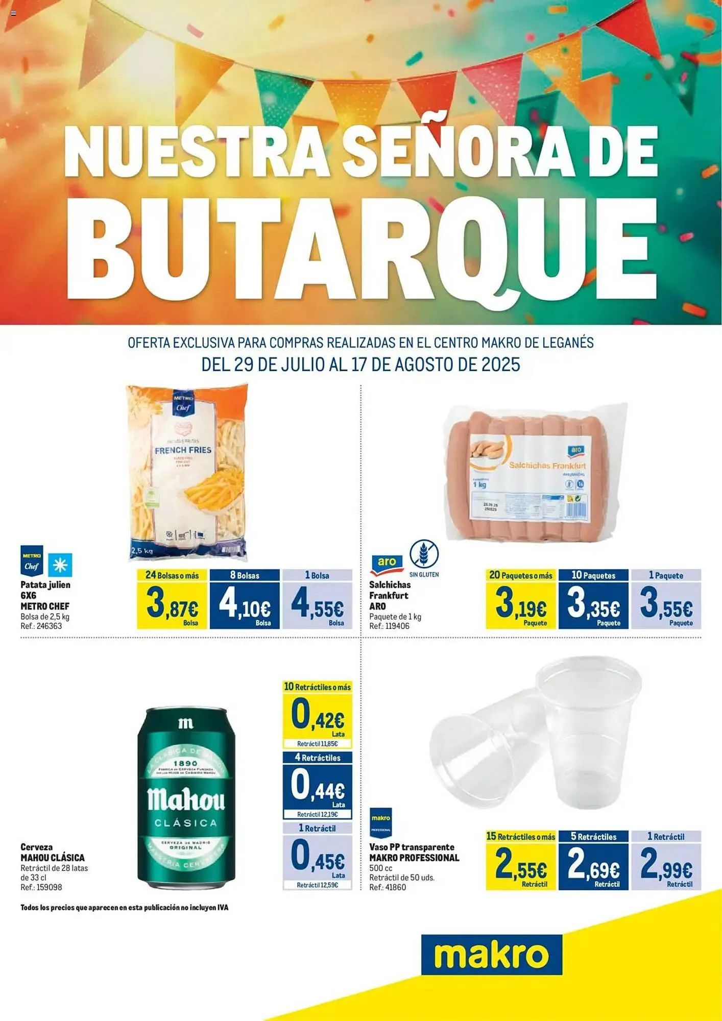 Catálogo de Folleto Makro 29 de julio al 17 de agosto 2025 - Página 1