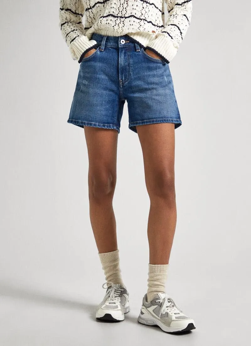 SHORTS DENIM FIT RECTO