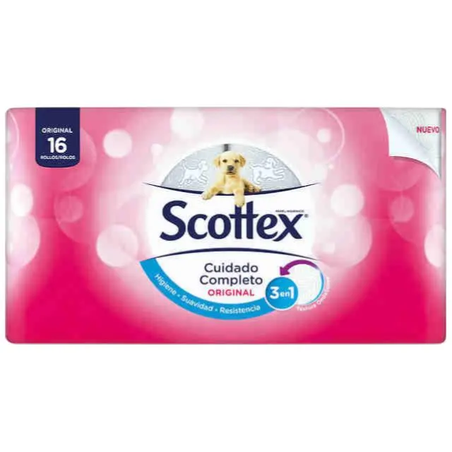 PAPEL HIGIÉNICO ORIGINAL 2 CAPAS, 16 ROLLOS