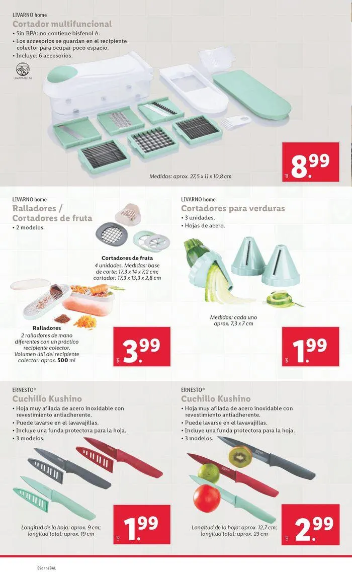 Catálogo de ¡Bazar Lidl! 8 de julio al 14 de julio 2024 - Página 6