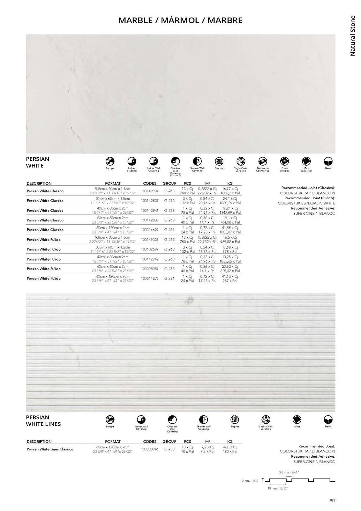 Catálogo de Folleto Porcelanosa 31 de marzo al 8 de febrero 2024 - Página 46