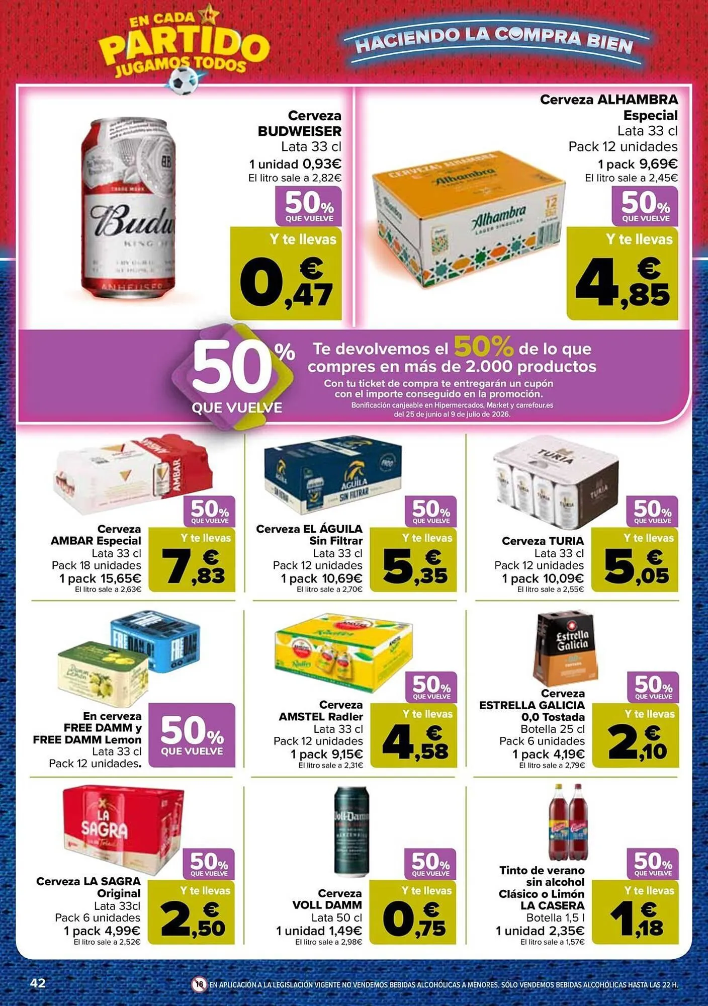 Catálogo de Folleto Carrefour 11 de junio al 24 de junio 2026 - Página 42
