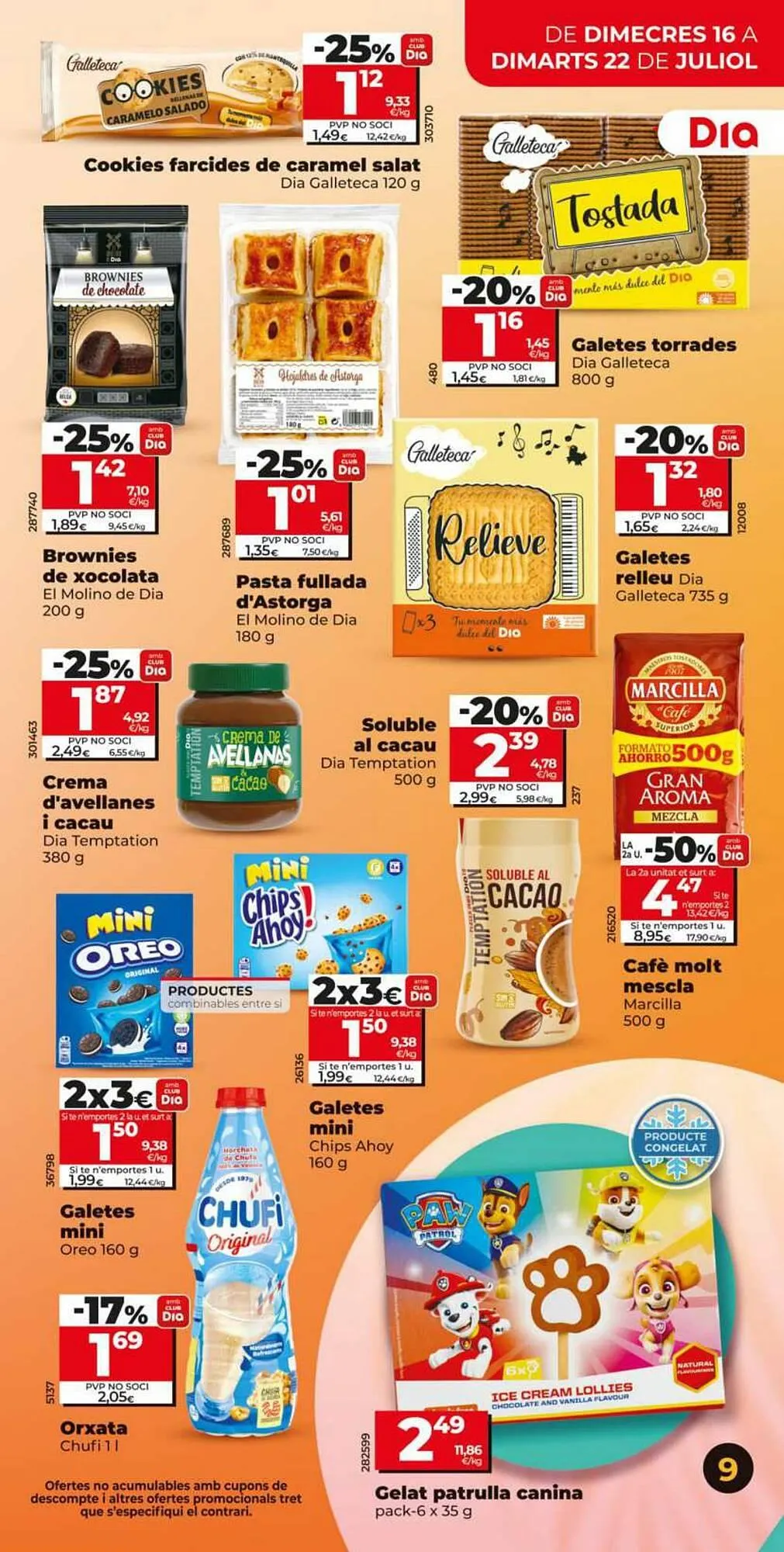 Catálogo de Folleto Dia 16 de julio al 22 de julio 2025 - Página 9