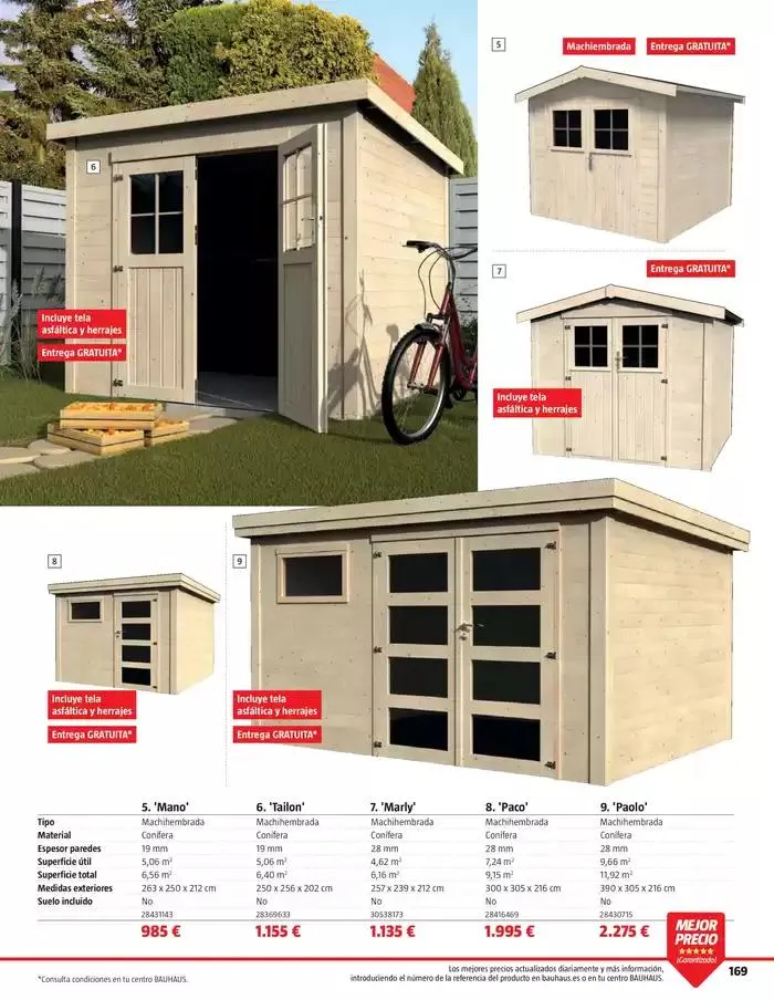Catálogo de VERANO. Jardín, terraza, balcón. 26 de marzo al 20 de abril 2025 - Página 169